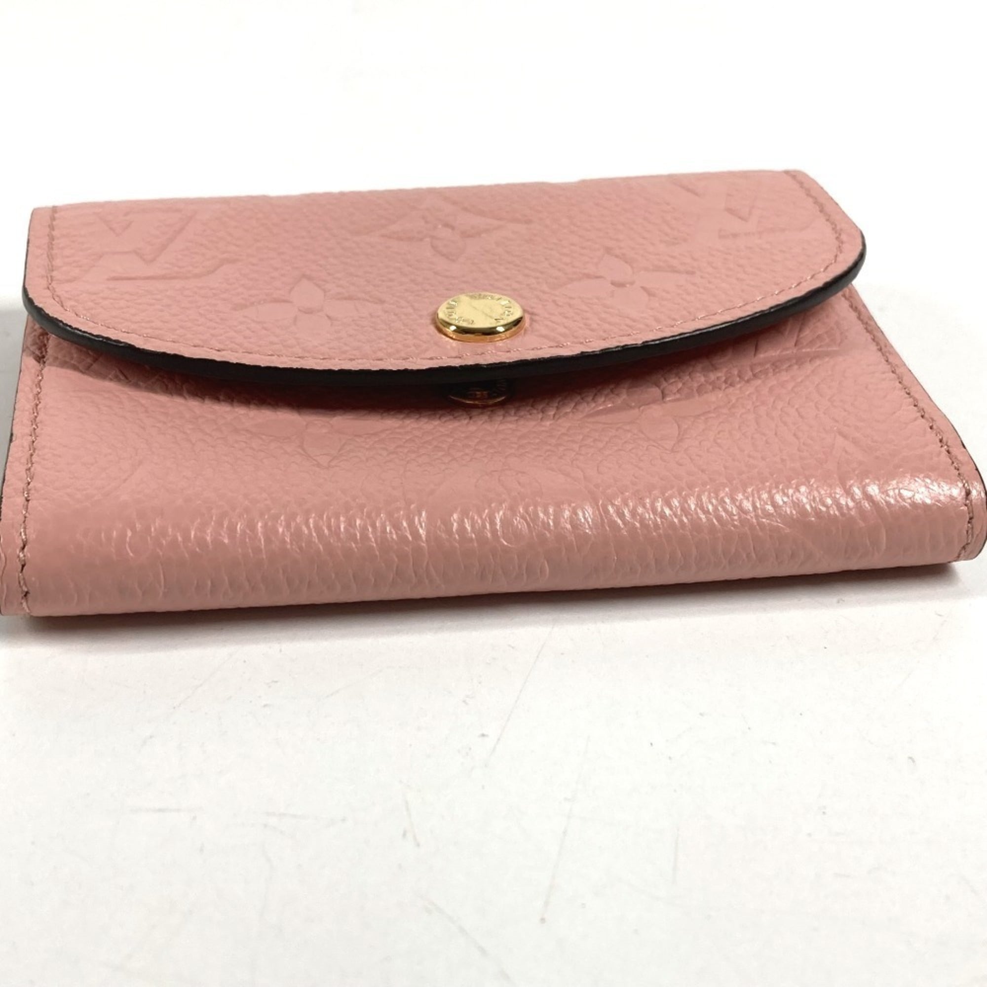 Louis Vuitton Pink Rose Poudre Monogram Empreinte Leather Wallet