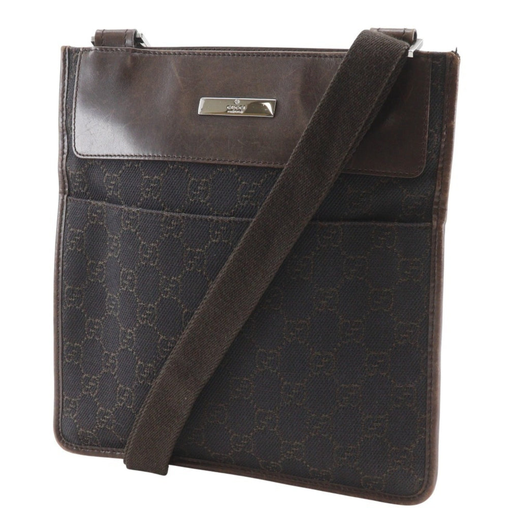 Gucci Brown Gg Canvas Shoulder Bag (Pre-Owned)