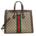 Gucci Beige Gg Supreme Leather Tote Bag (Pre-Owned)