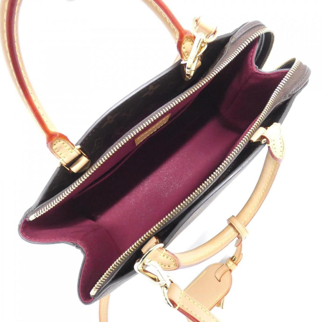 Louis Vuitton Marron Coated Canvas Handbag