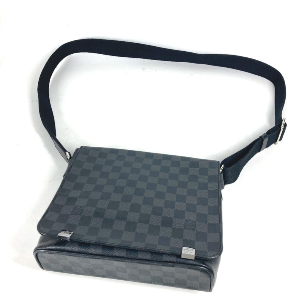 Louis Vuitton Black Damier Graphite Shoulder Bag