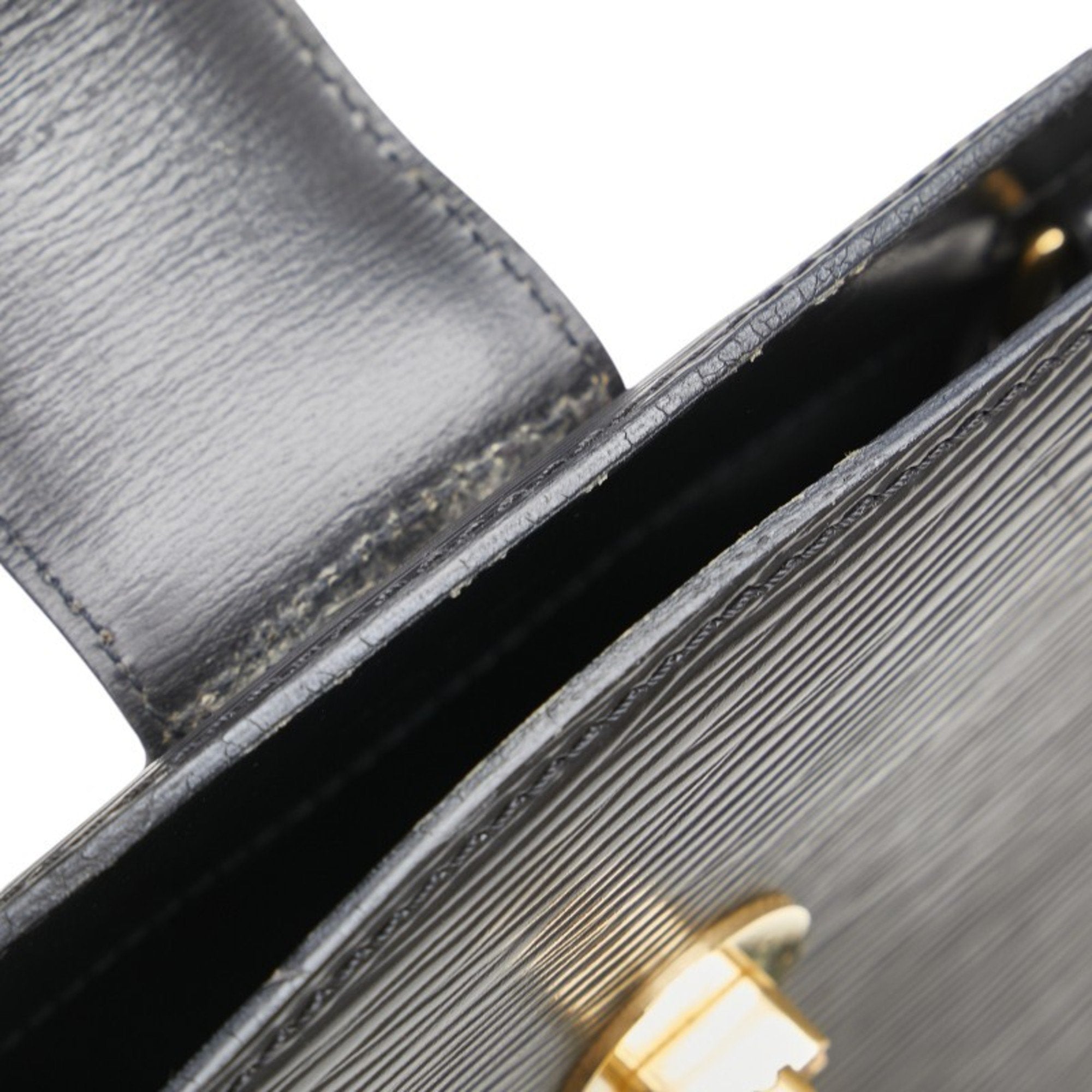 Louis Vuitton Epi Black Noir Leather Shoulder Bag