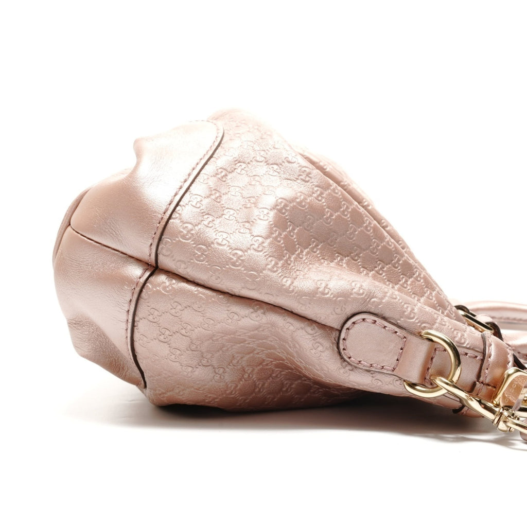 Gucci Sukey Pink Micro Gg Leather Shoulder Bag (Pre-Owned)