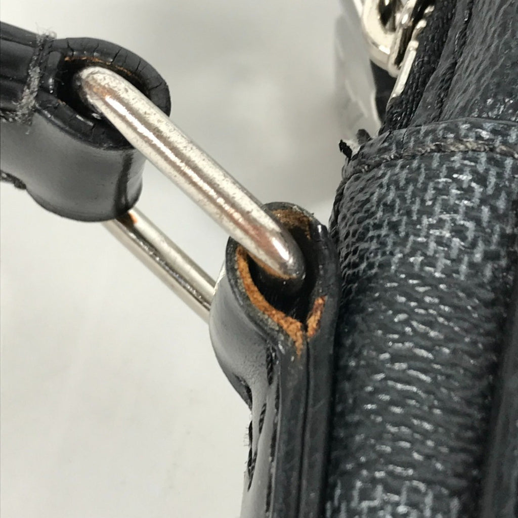 Louis Vuitton Black Damier Graphite Pochette Shoulder Bag