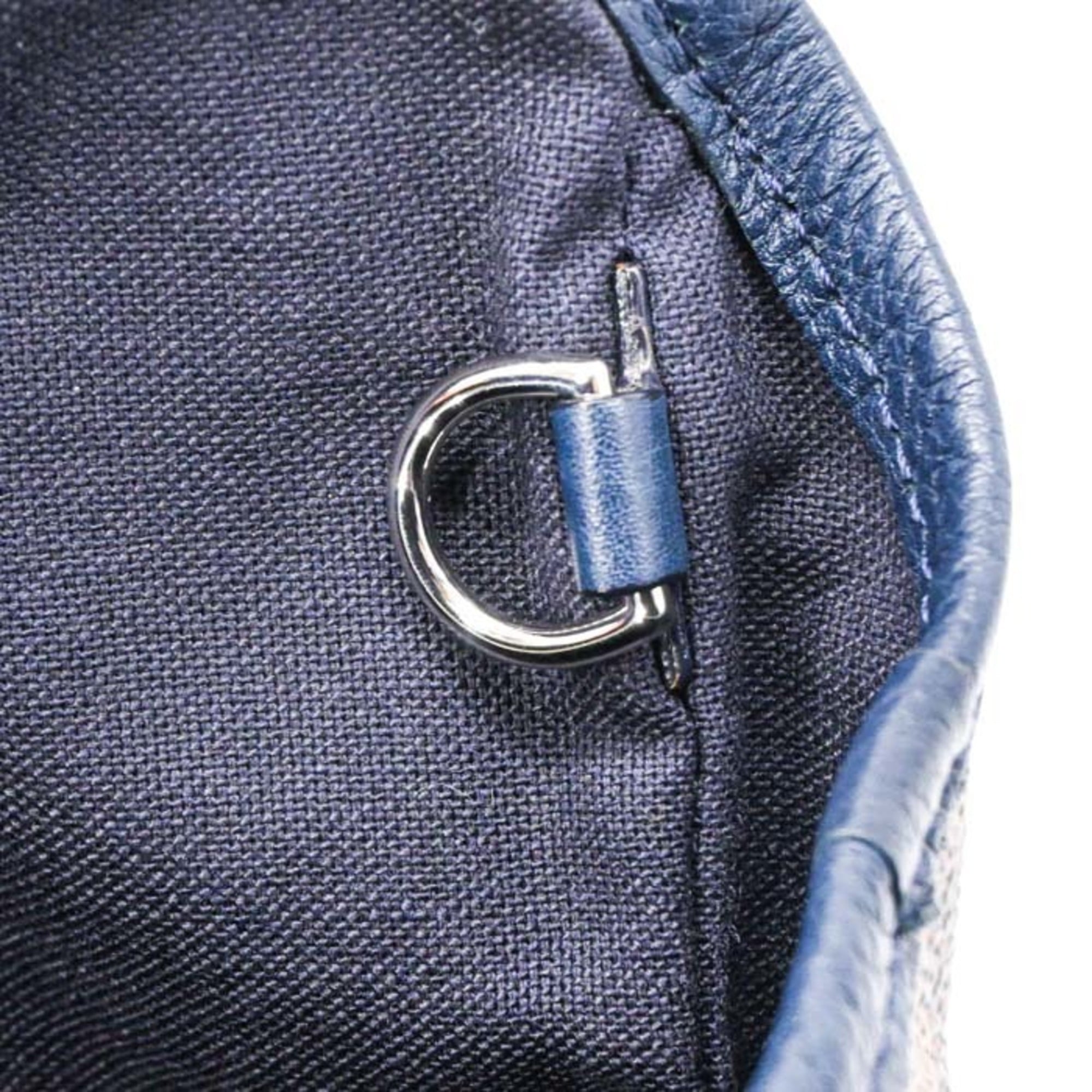 Louis Vuitton Brown Damier Canvas Dark Navy Shoulder Bag