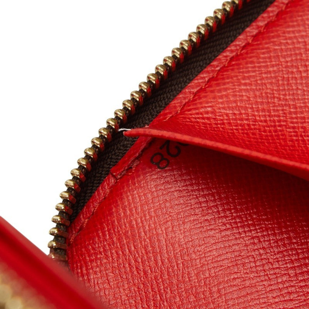 Louis Vuitton Brown Pvc Leather Long Wallet