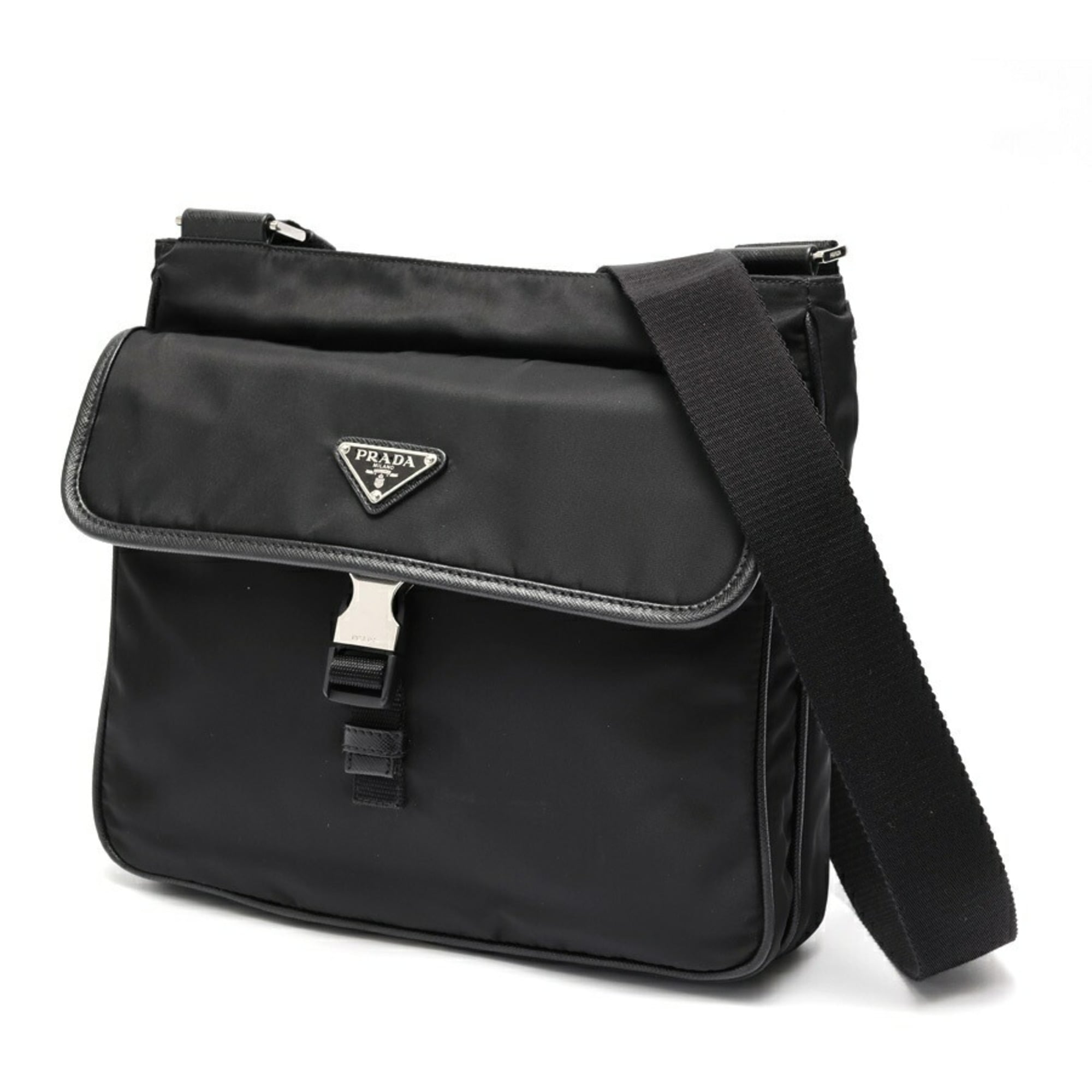 Prada Black Nylon Shoulder Bag