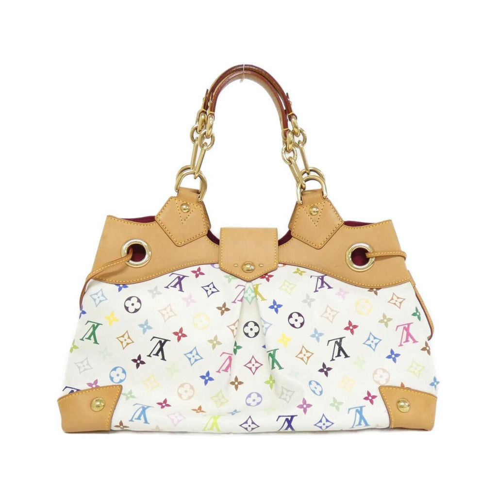 Louis Vuitton White Coated Canvas Shoulder Bag