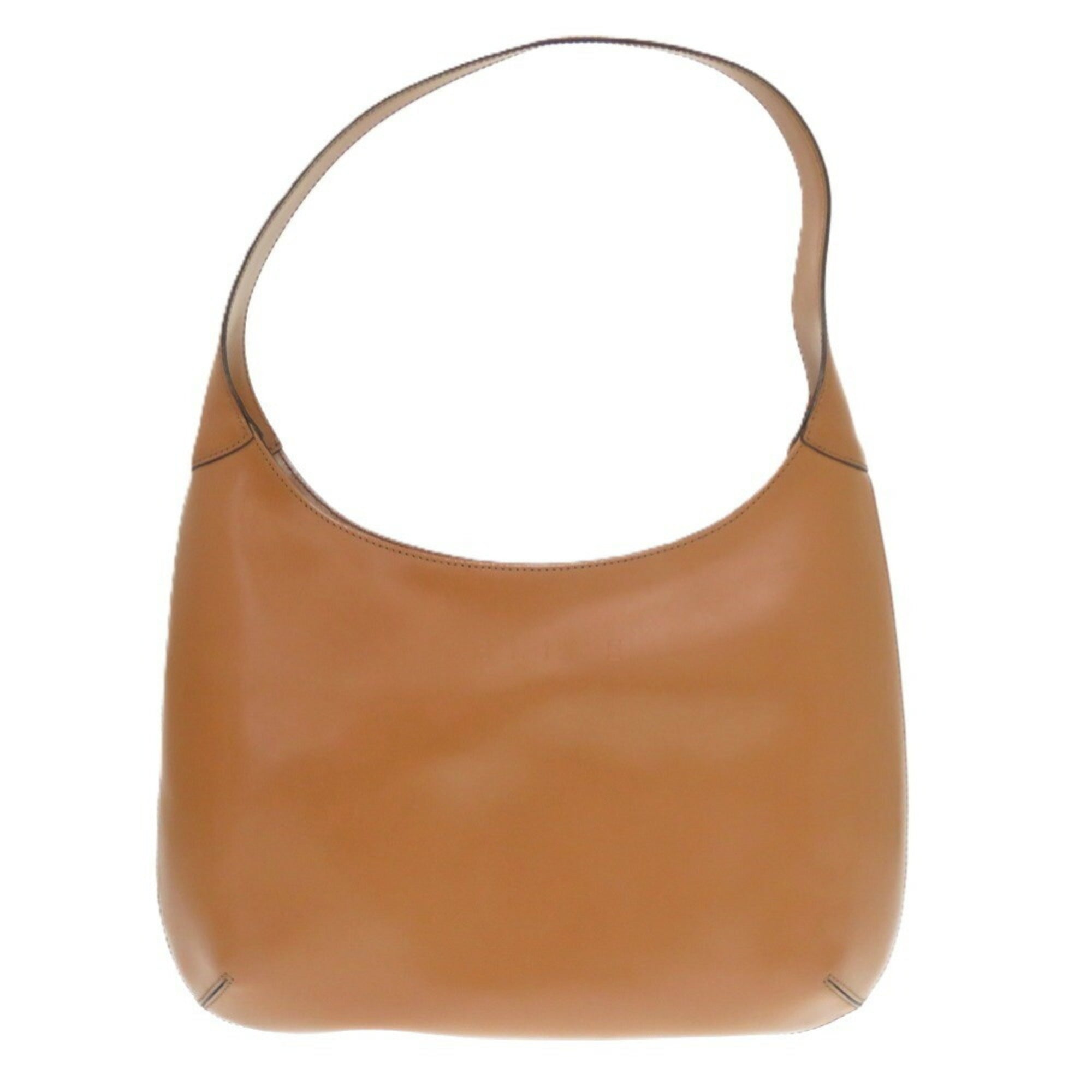 Celine Brown Camel Leather Shoulder Bag