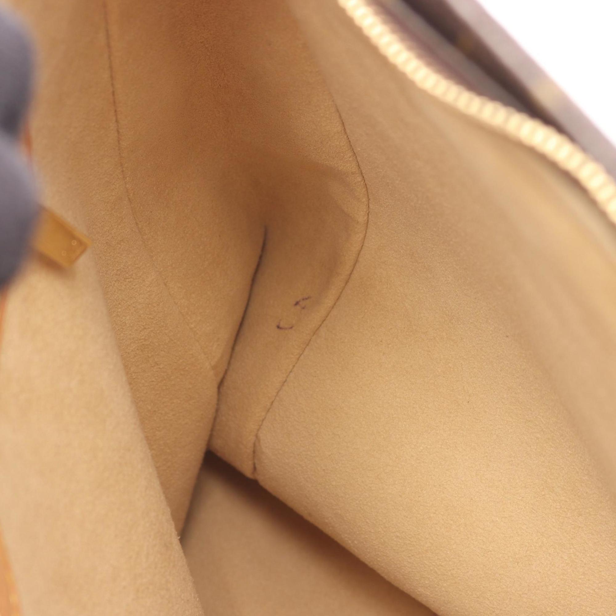 Louis Vuitton Brown Pvc Leather Shoulder Bag