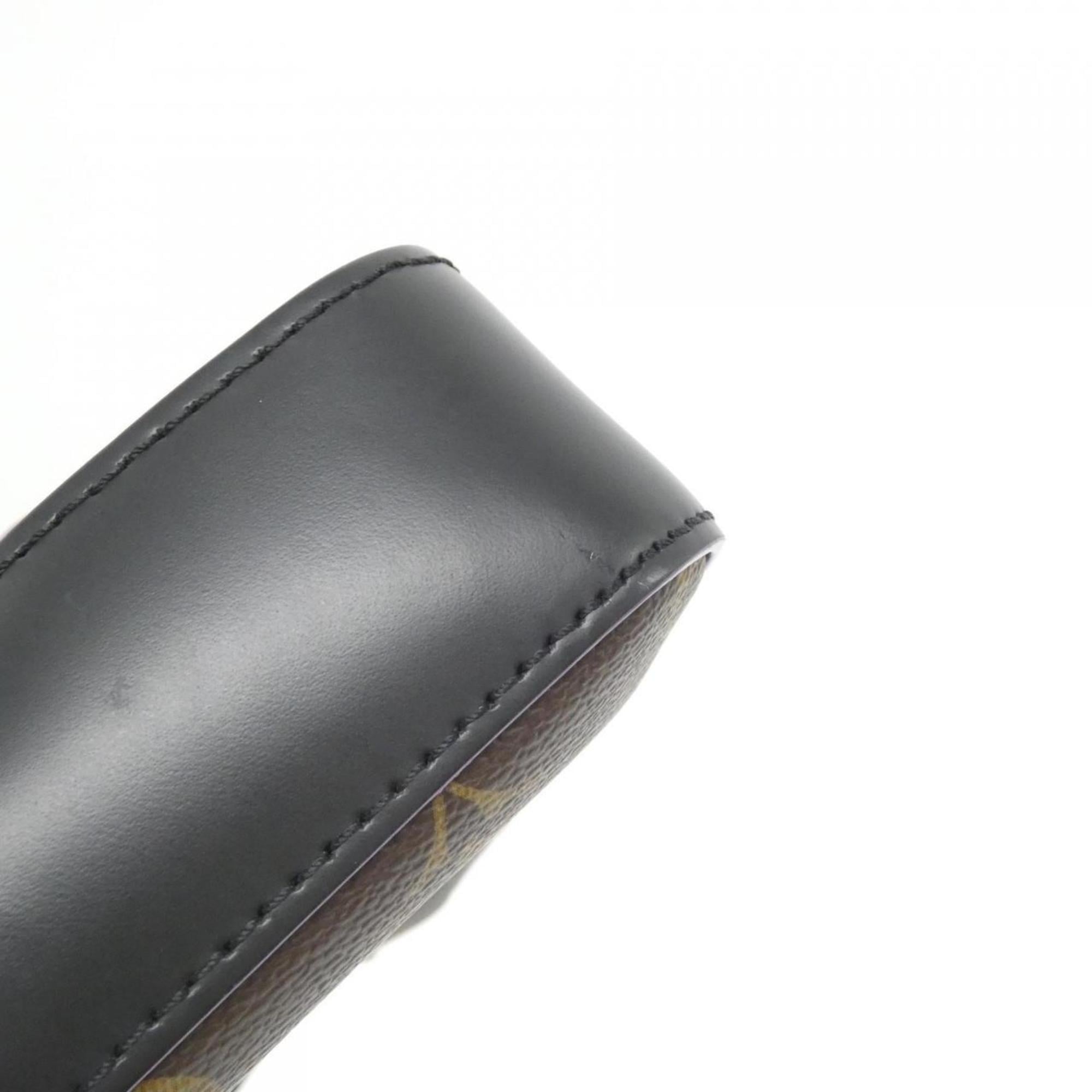 Louis Vuitton Dark Brown Marron Coated Canvas Shoulder Bag