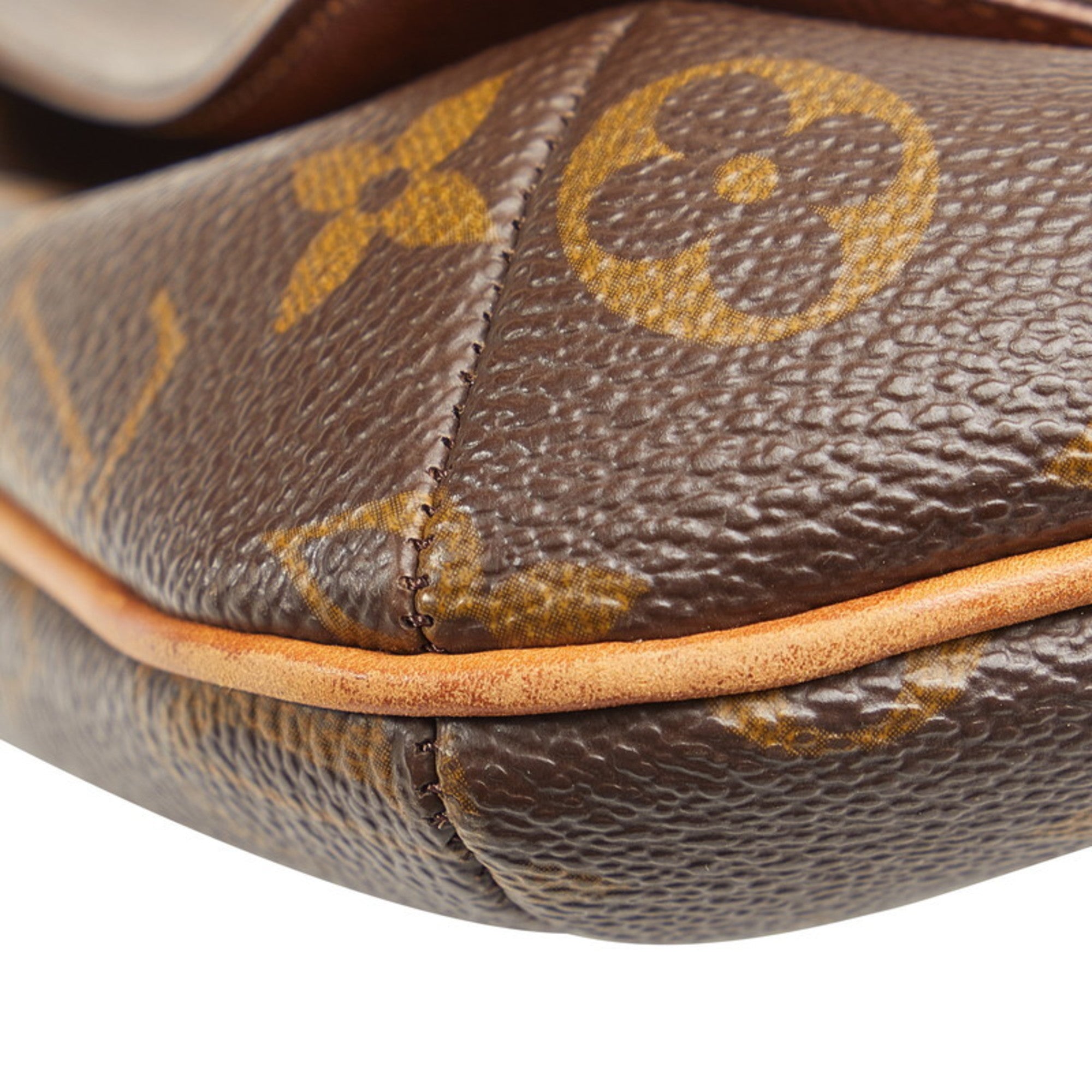 Louis Vuitton Brown Monogram Monogram Leather Shoulder Bag