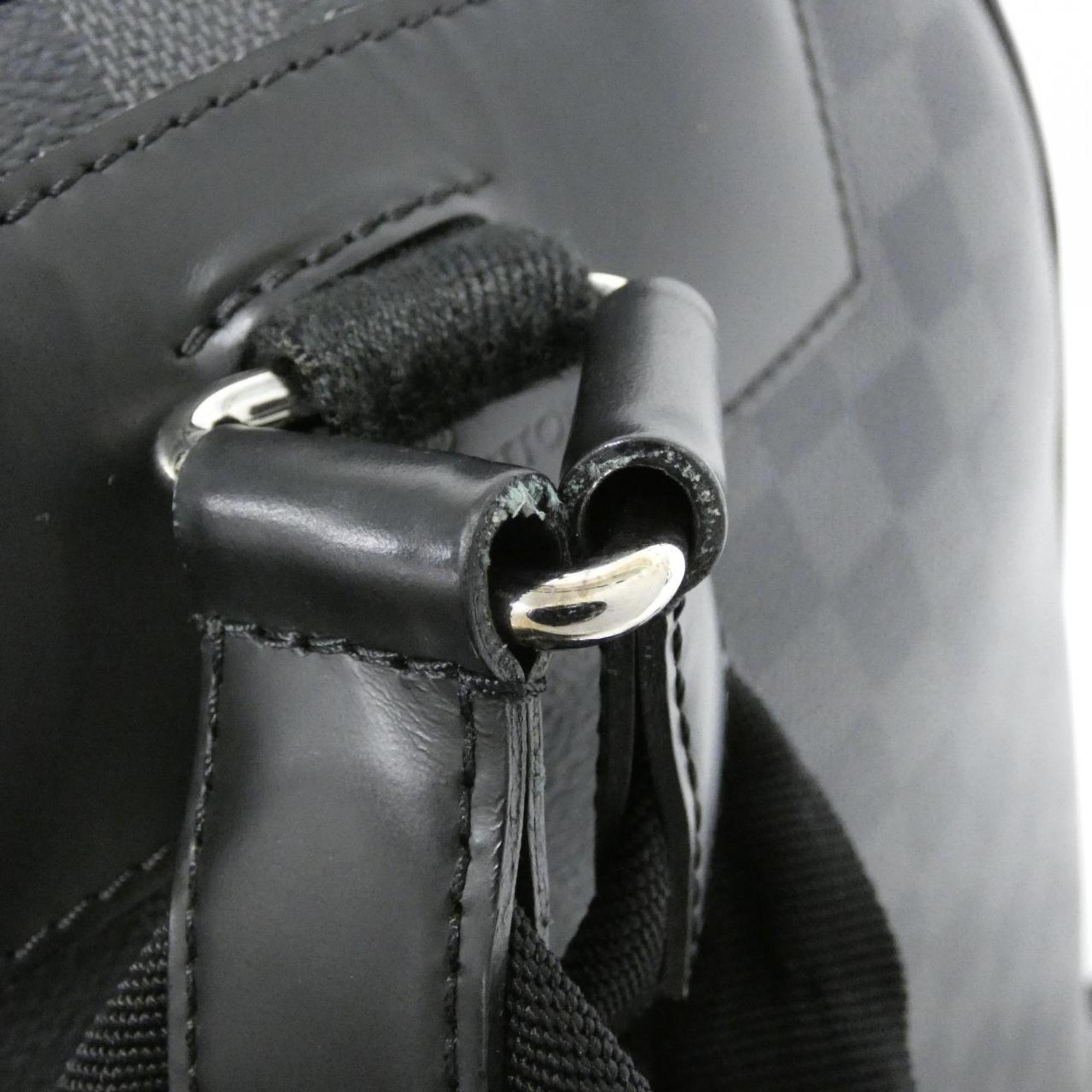 Louis Vuitton Graphite Coated Canvas Backpack