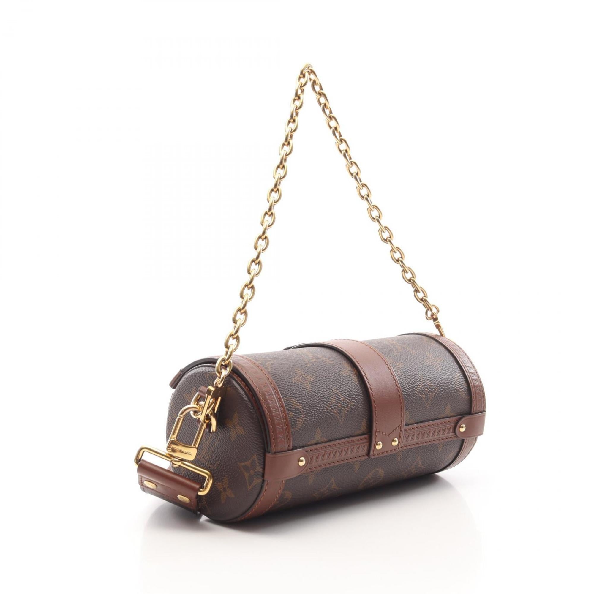 Louis Vuitton Brown Monogram Coated Canvas Handbag