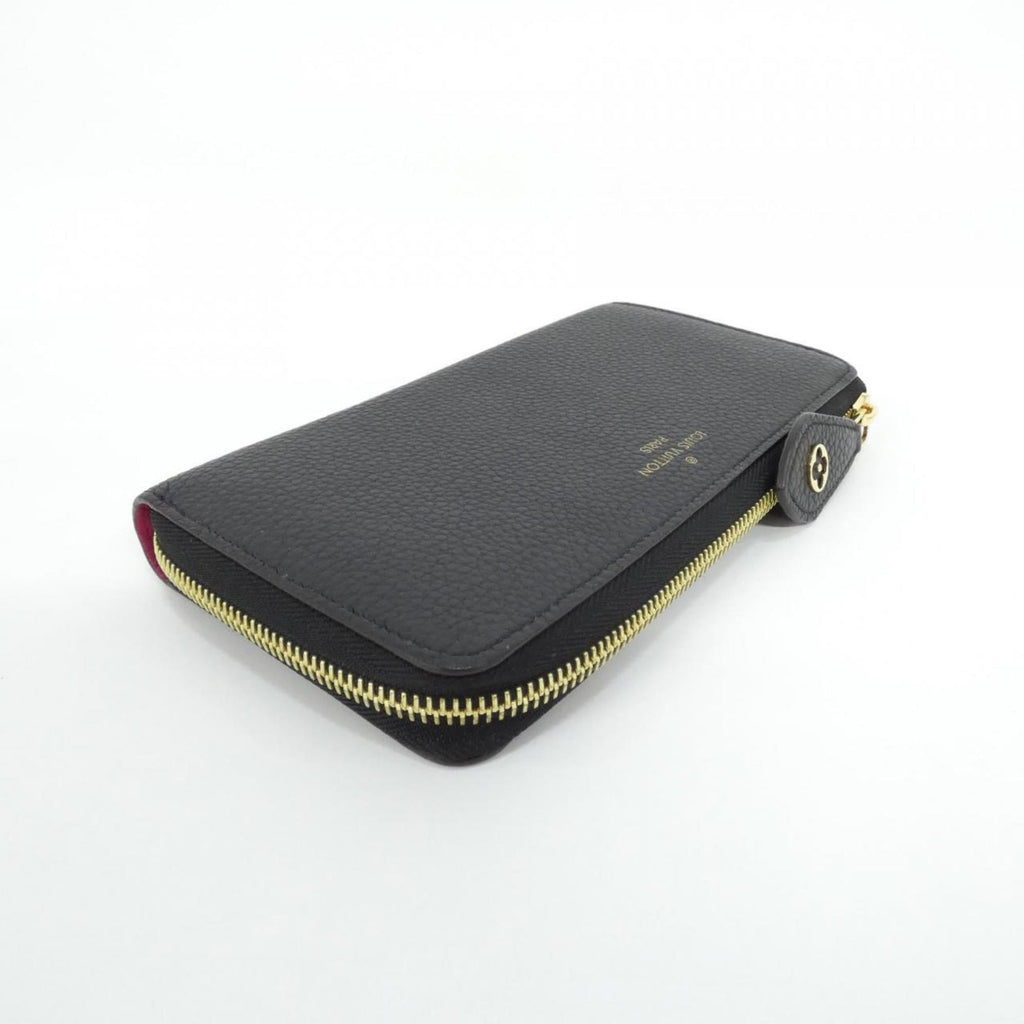 Louis Vuitton Black Leather Long Wallet