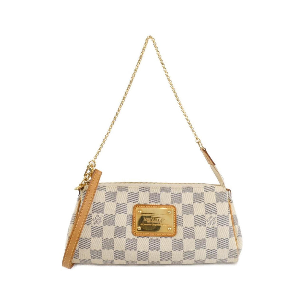 Louis Vuitton Azur White Coated Canvas Shoulder Bag