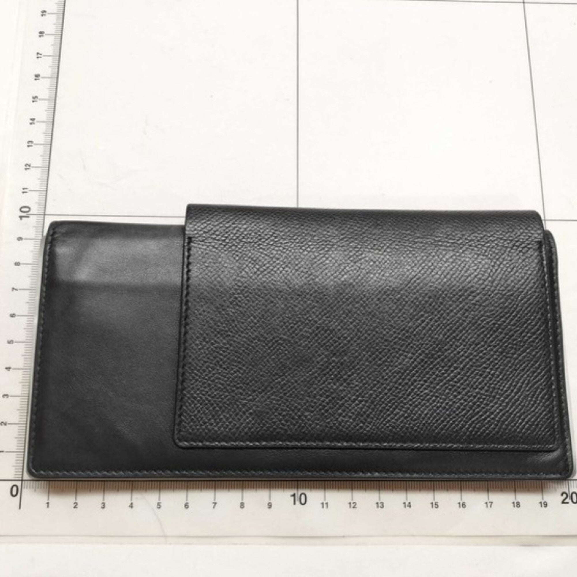 Balenciaga Black Leather Long Wallet (Bi-Fold)