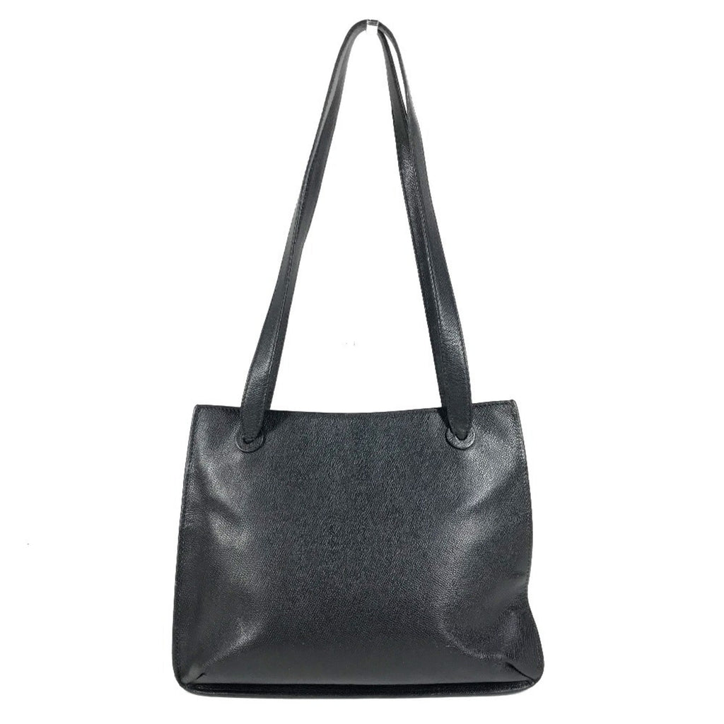 Chanel Black Grained Calfskin Shoulder Bag Tote Bag