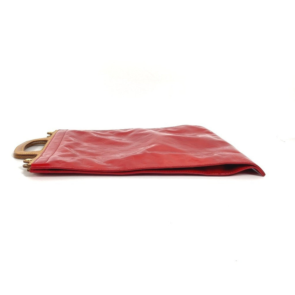 Louis Vuitton Red Color Monogram Vernis Handbag Tote Bag