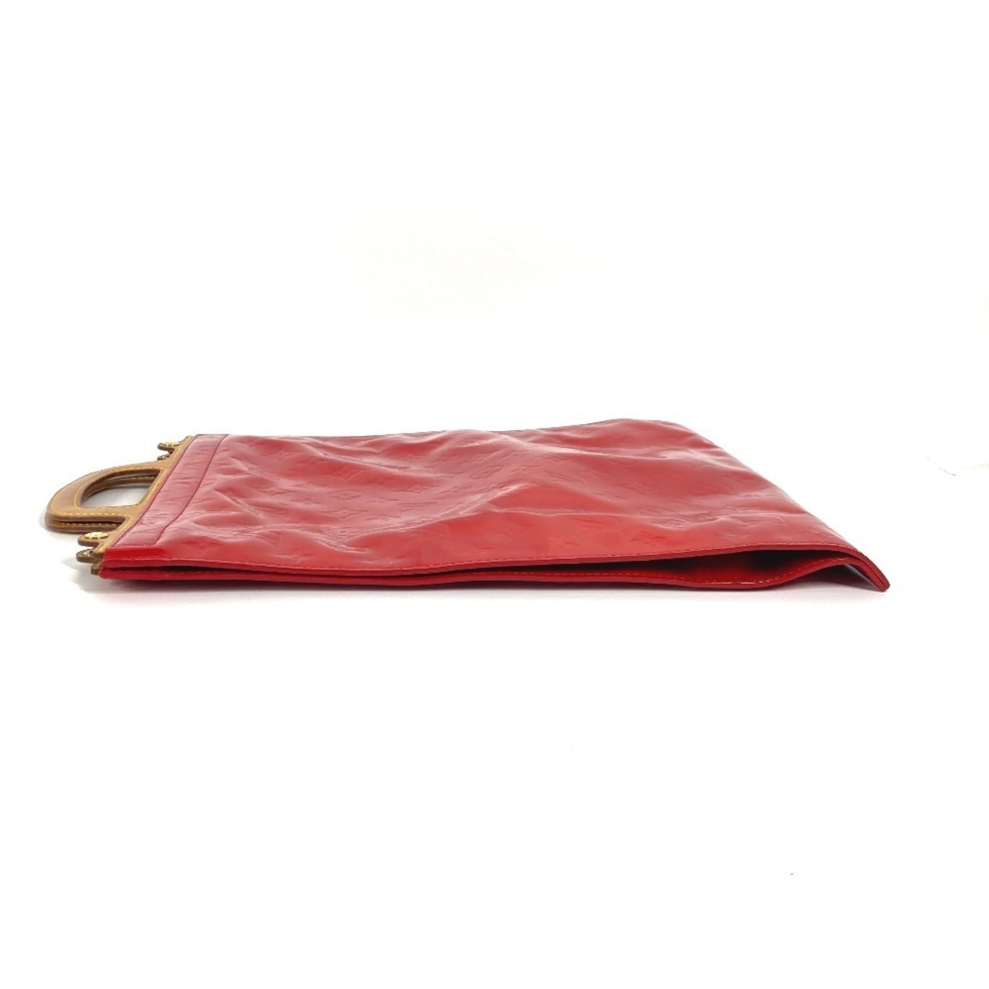 Louis Vuitton Red Color Monogram Vernis Handbag Tote Bag