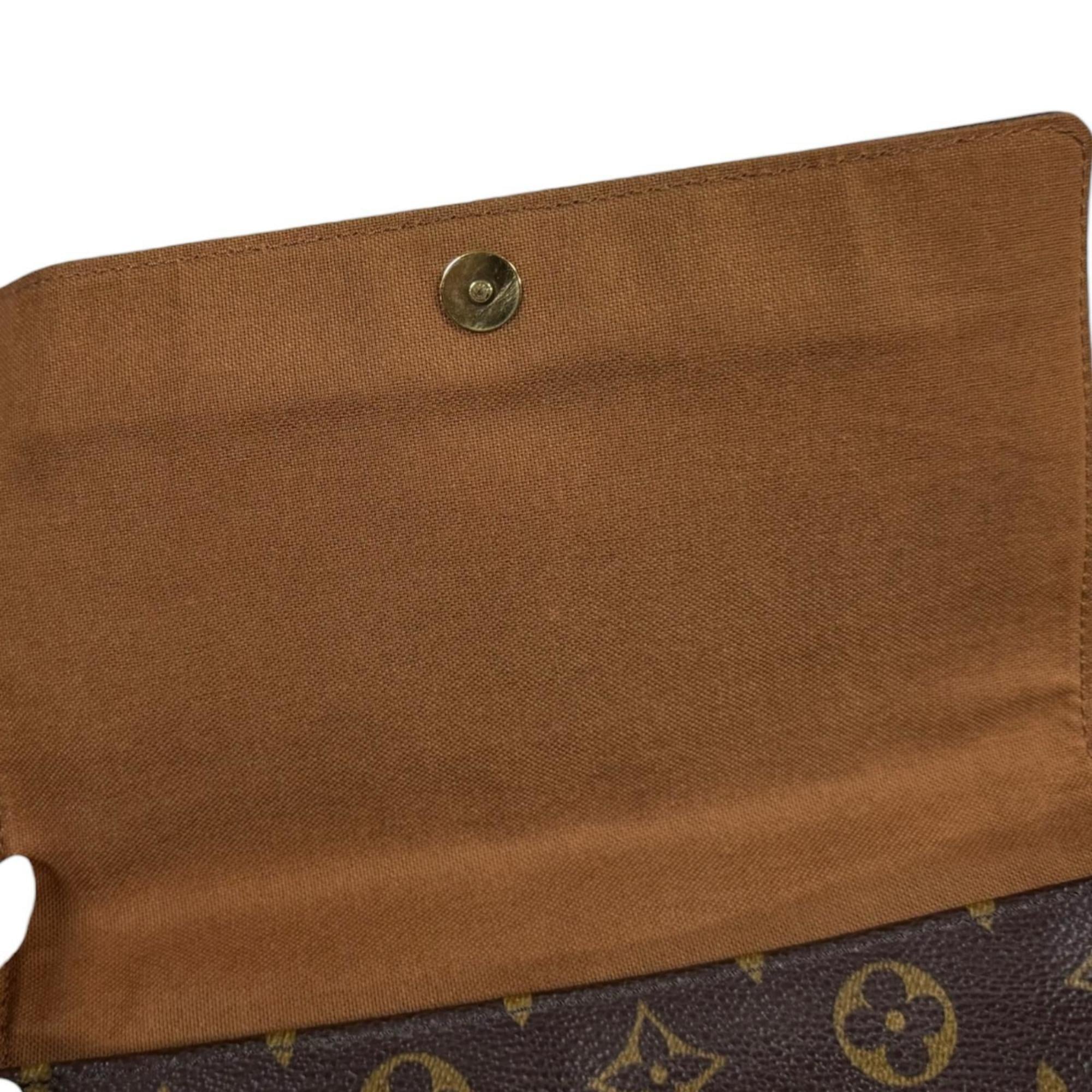 Louis Vuitton Brown Monogram Canvas Handbag