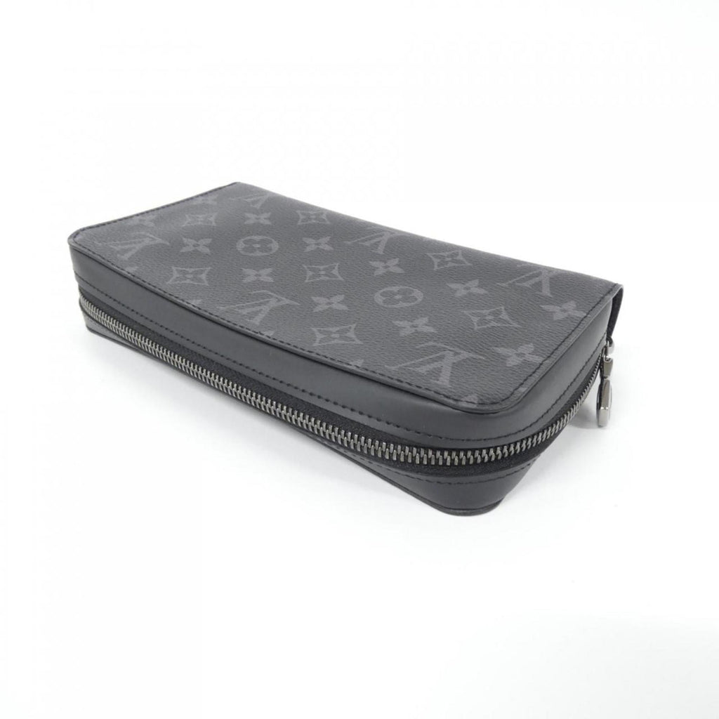 Louis Vuitton Black Coated Canvas Long Wallet