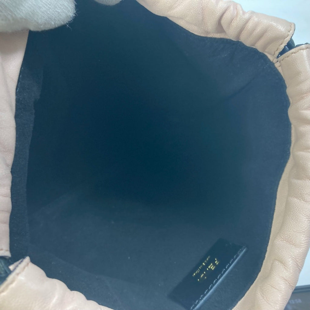 Fendi Pink Leather Shoulder Bag