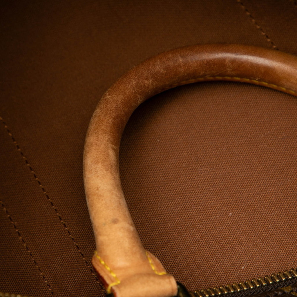 Louis Vuitton Brown Pvc Leather Boston Bag