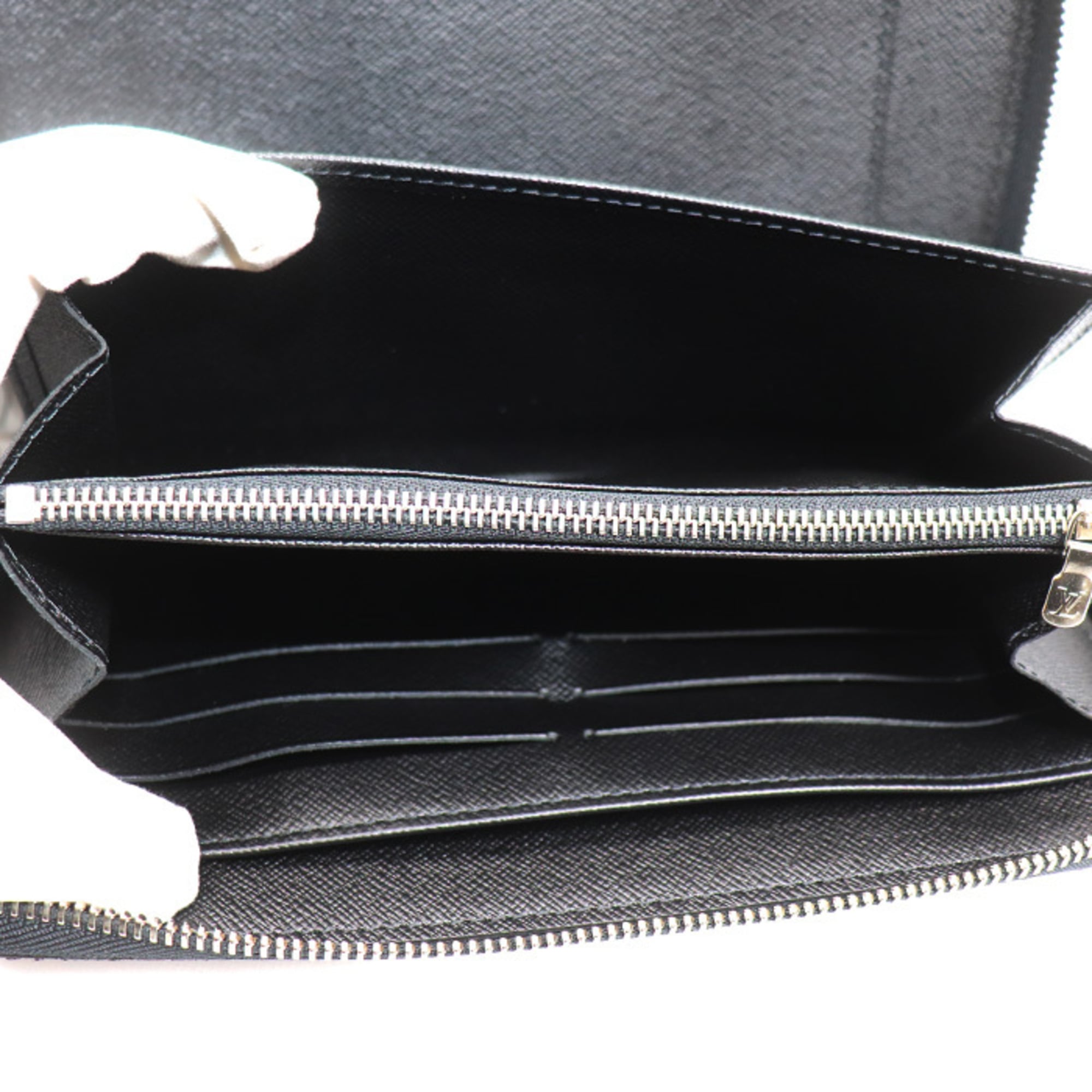 Louis Vuitton Black Damier Graphite Damier Graphite Long Wallet