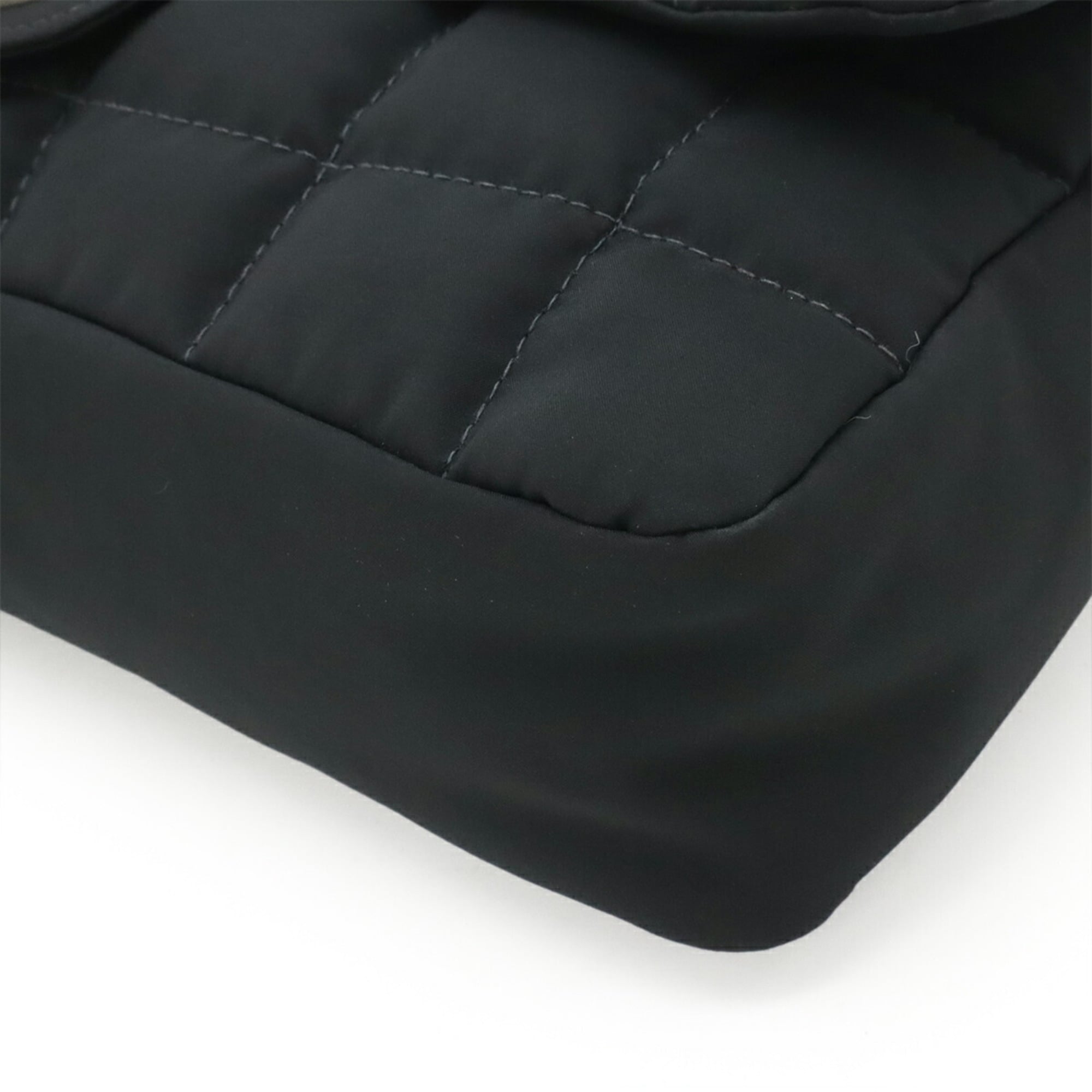 Chanel Black Nylon Shoulder Bag