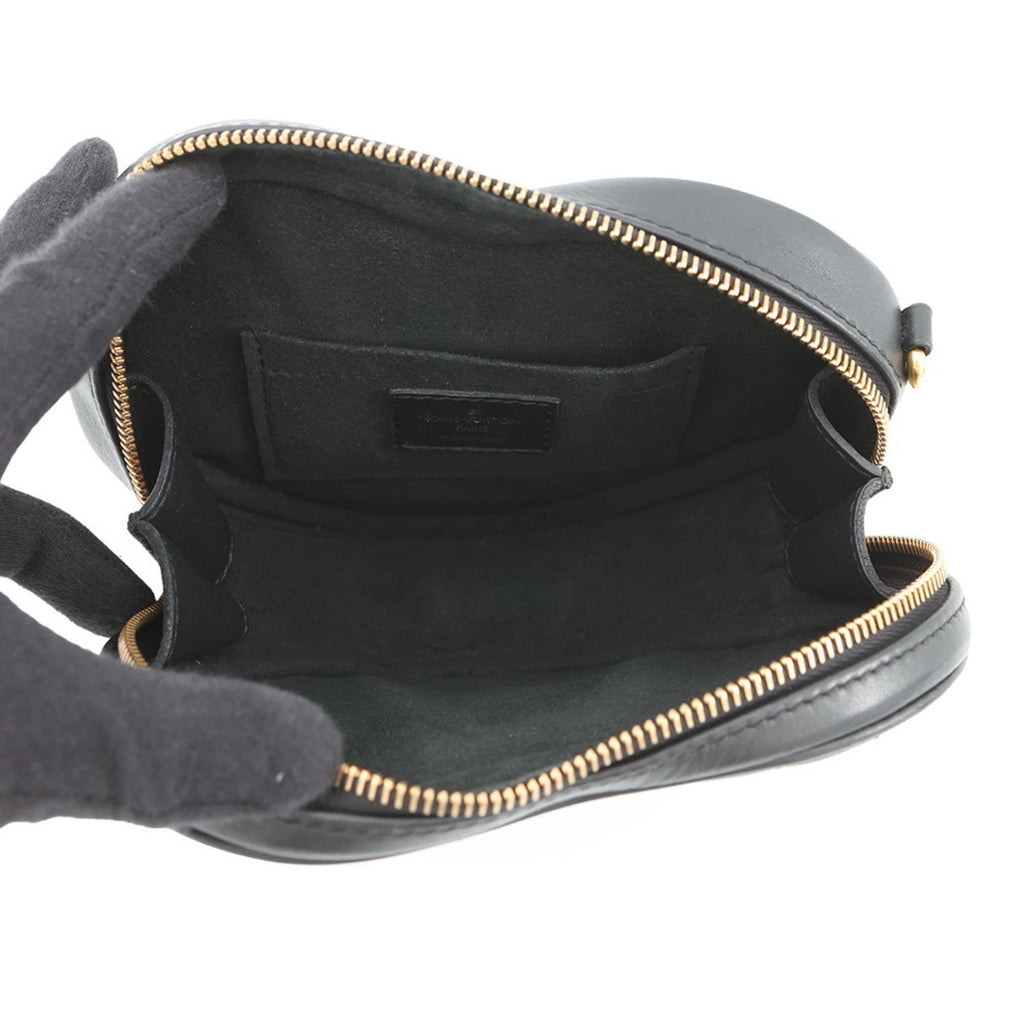 Louis Vuitton Noir Leather Shoulder Bag