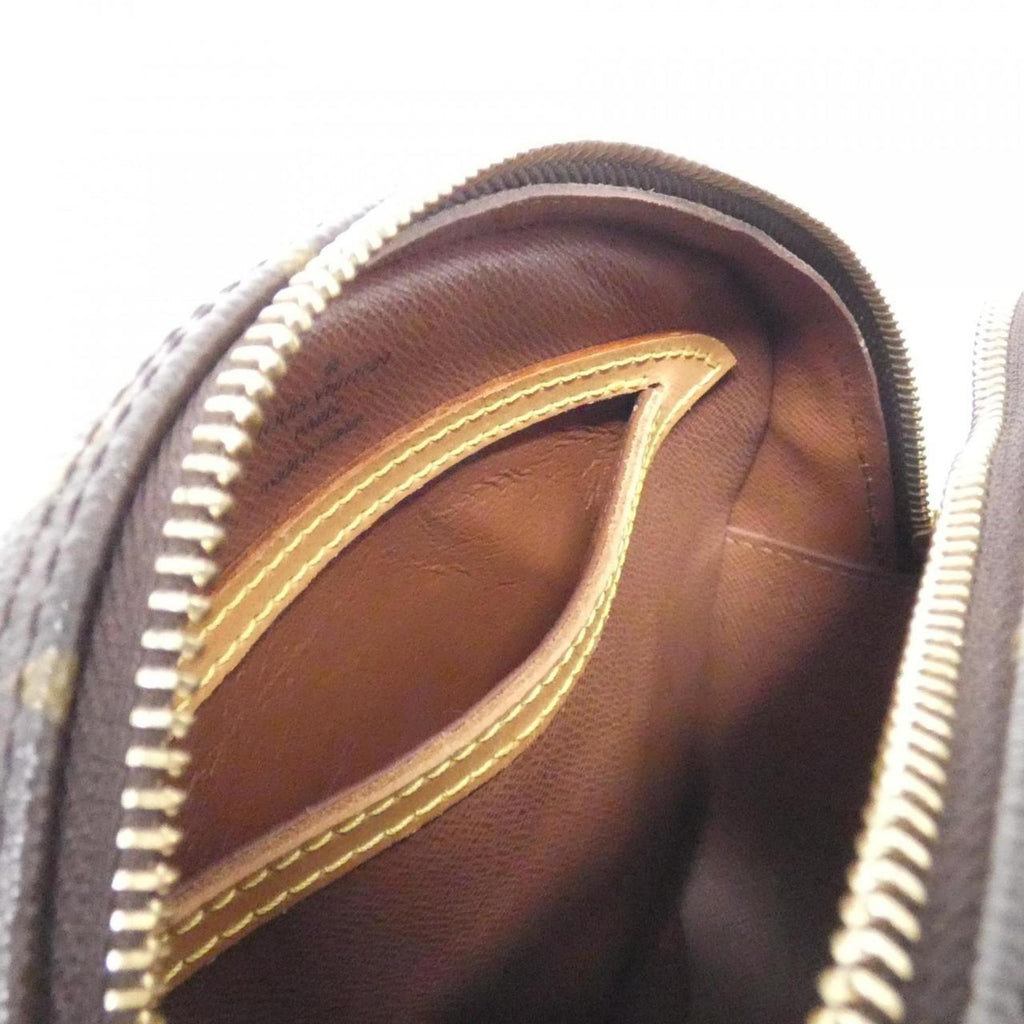 Louis Vuitton Brown Coated Canvas Shoulder Bag