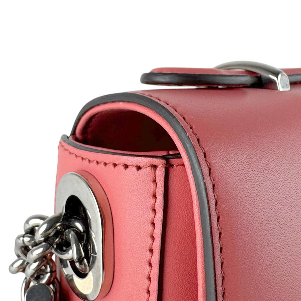 Gucci Pink Leather Shoulder Bag (Pre-Owned)