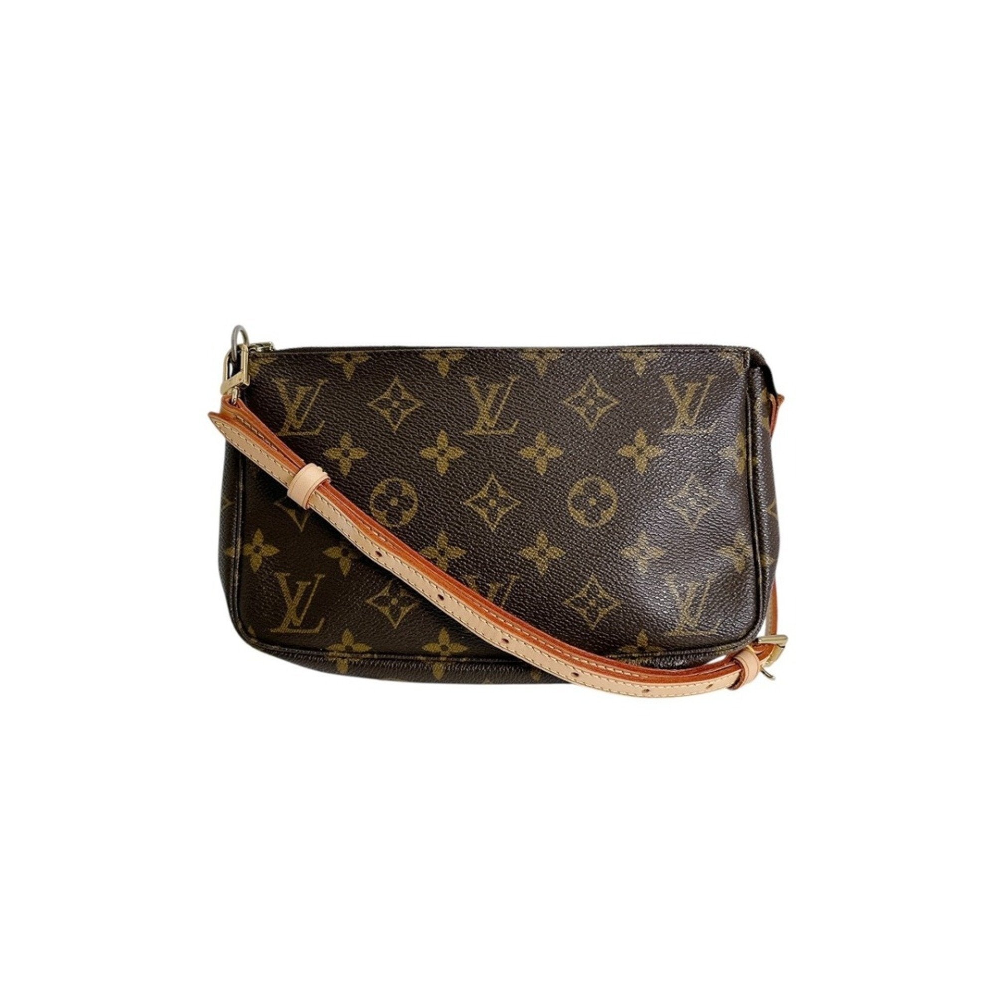 Louis Vuitton Monogram Brown Monogram Pochette Pouch Shoulder Bag