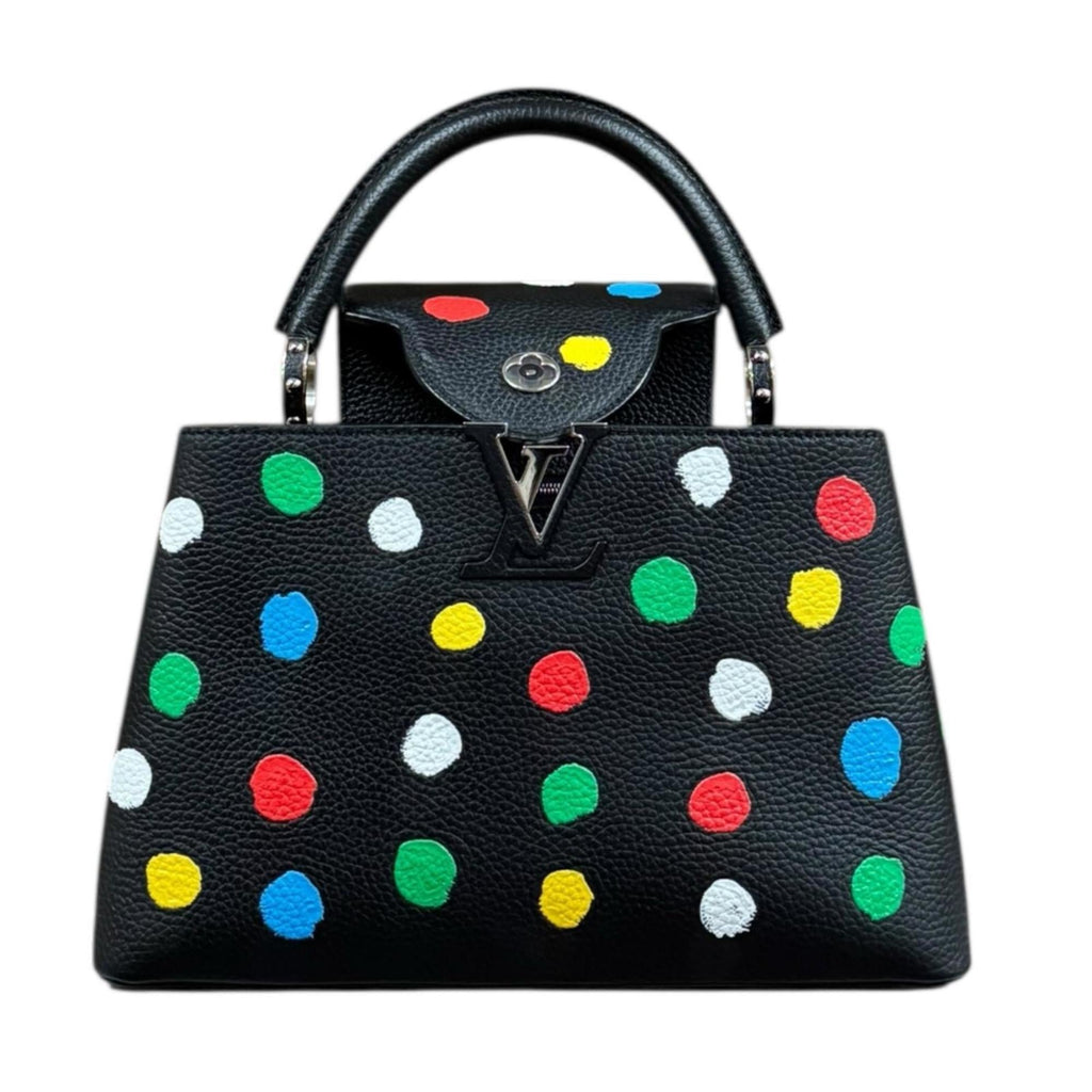 Louis Vuitton Black Multi-Color Leather Shoulder Bag