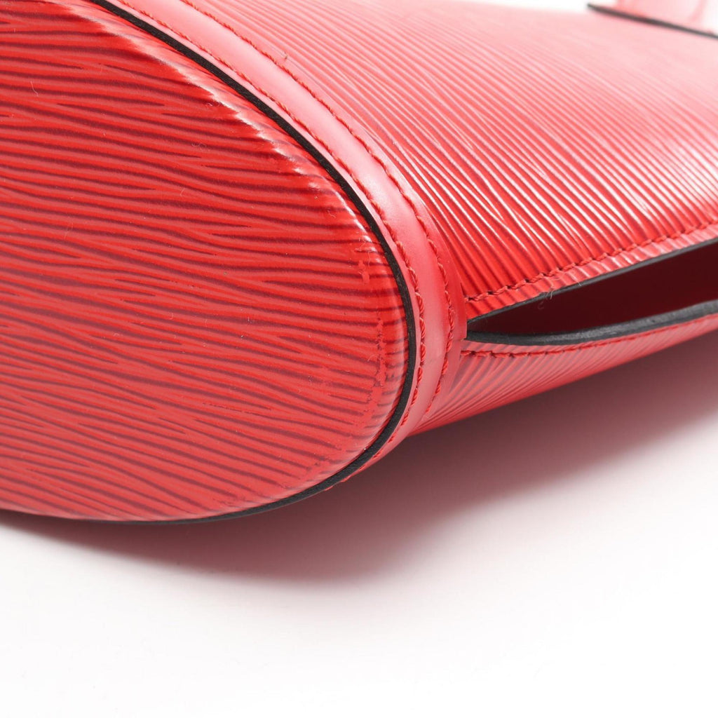 Louis Vuitton Castilian Red Red Color Epi Leather Handbag Shoulder Bag