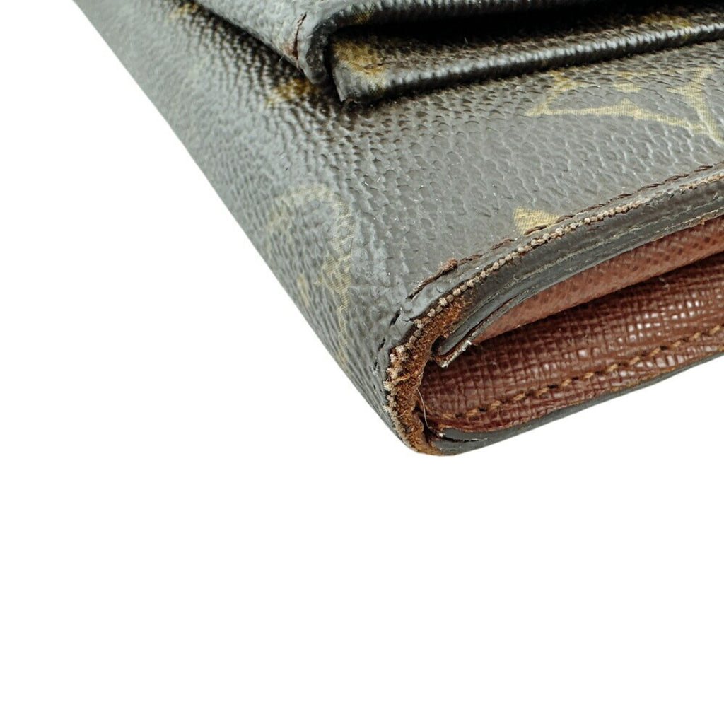 Louis Vuitton Brown Leather Coin Purse/Coin Case