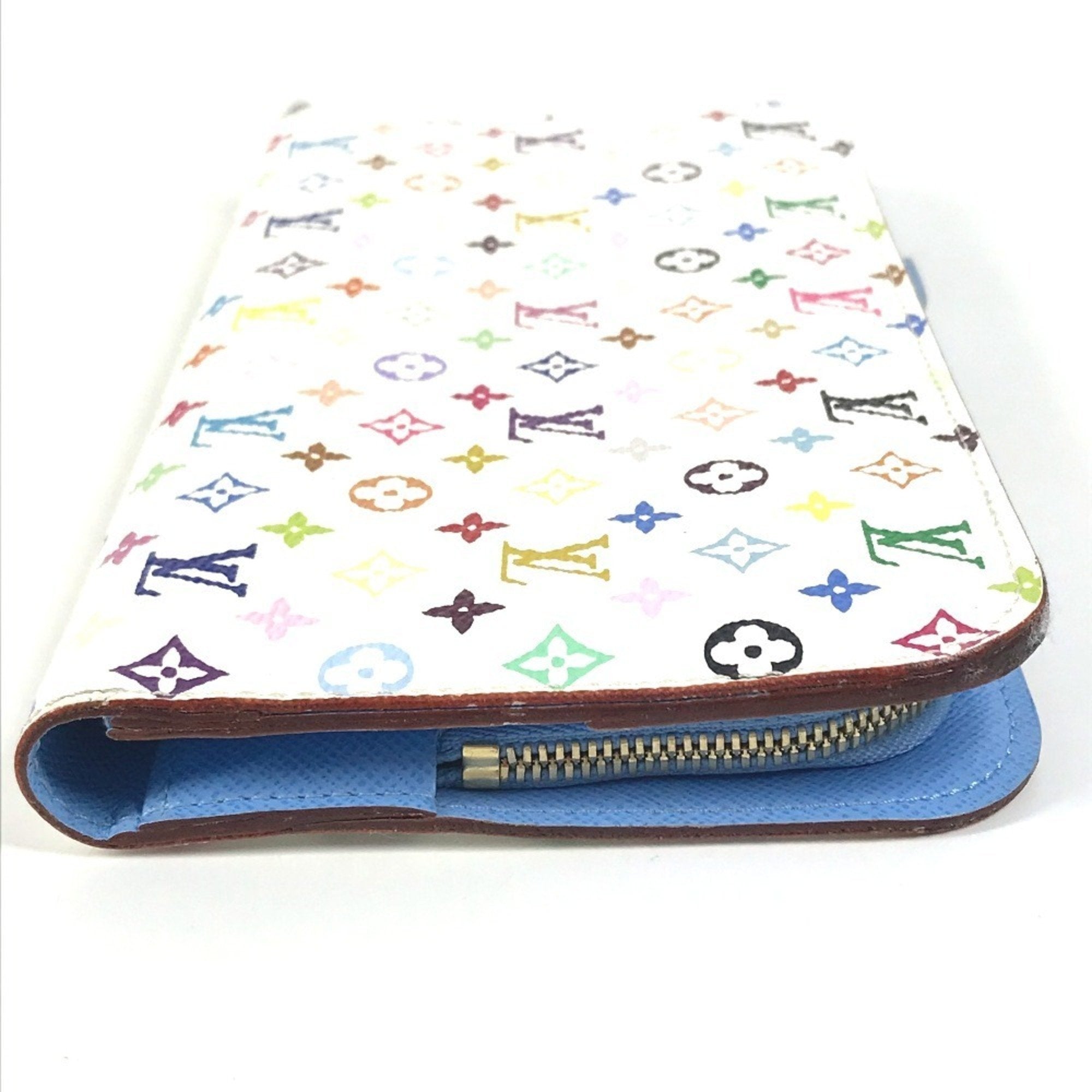Louis Vuitton Monogram Multicolore Blue Monogram Multi-Color Raisin Monogram Multicolore Long Wallet