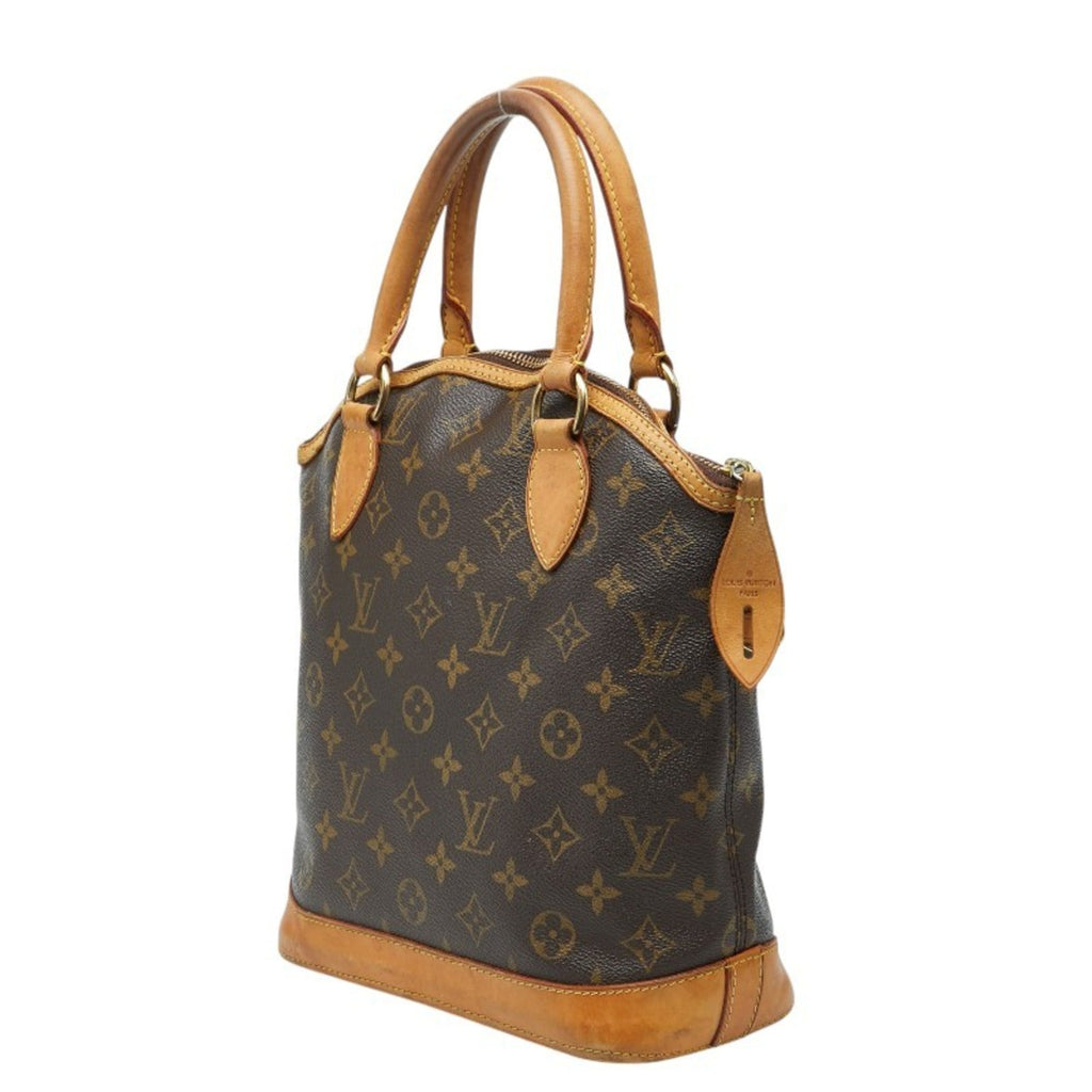 Louis Vuitton Brown Pvc Leather Handbag