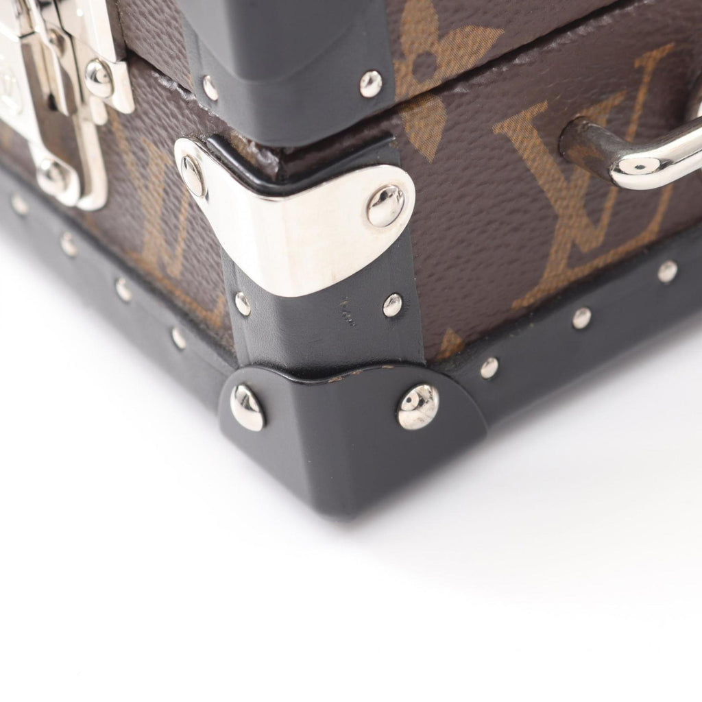 Louis Vuitton Black Brown Monogram Macassar Coated Canvas Shoulder Bag
