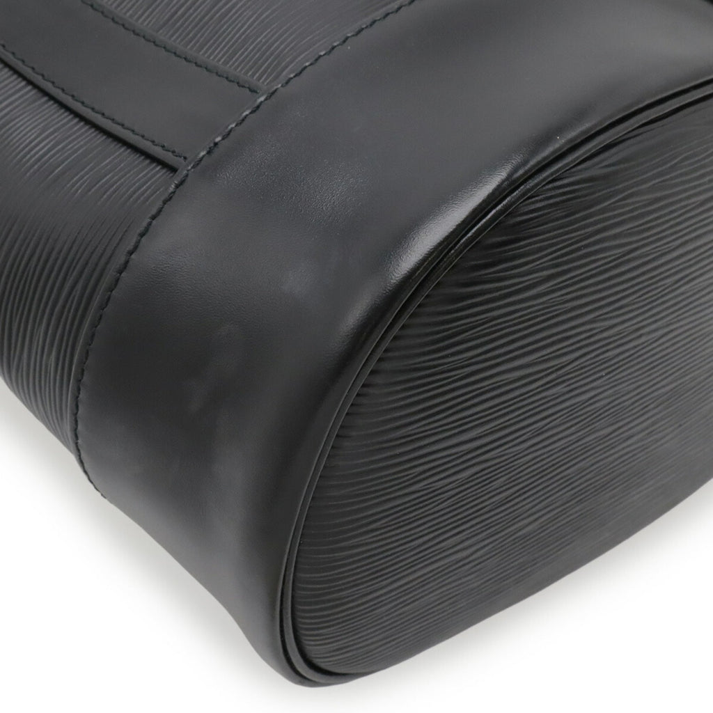 Louis Vuitton Black Noir Epi Leather Shoulder Bag
