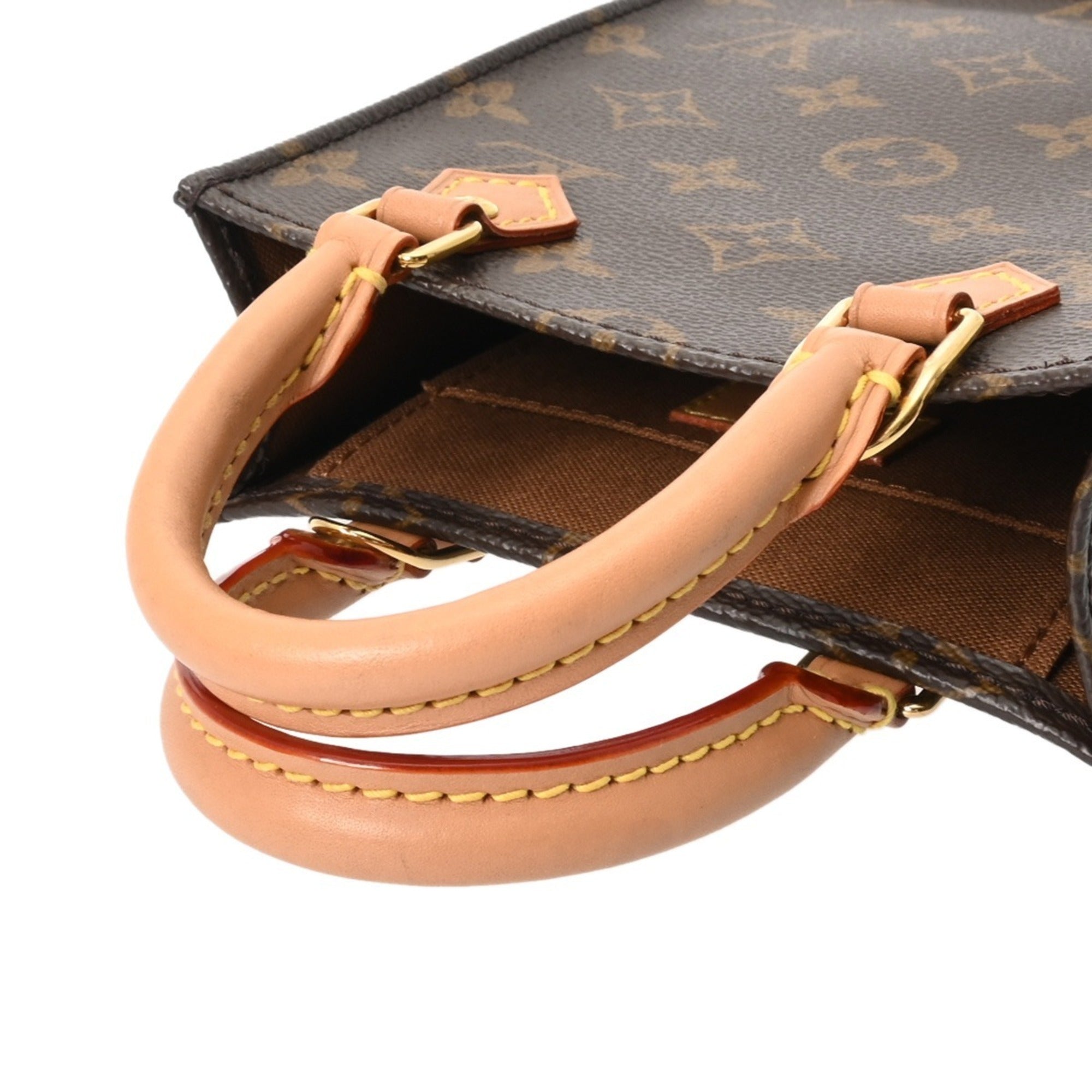 Louis Vuitton Brown Monogram Canvas Handbag