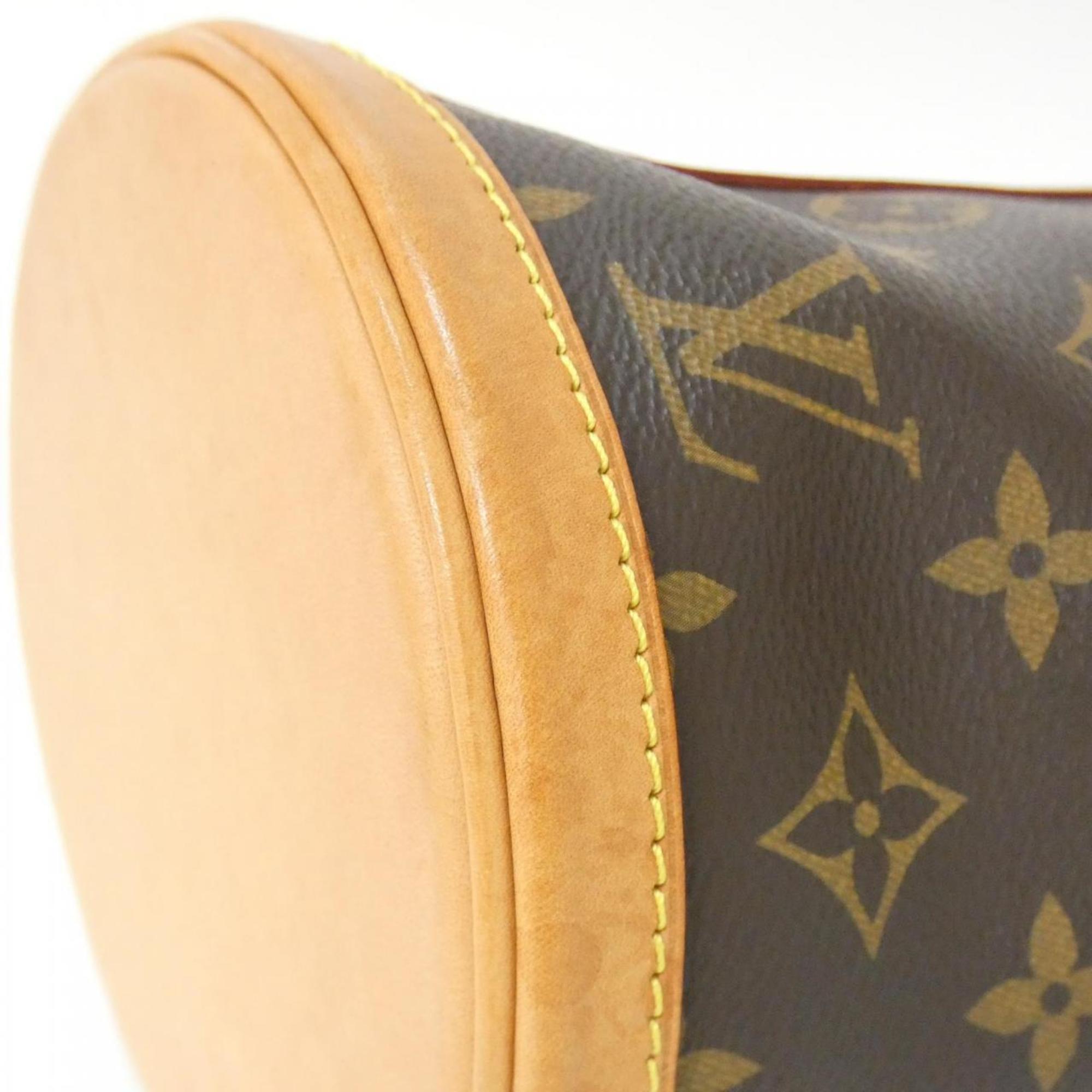 Louis Vuitton Marron Coated Canvas Handbag