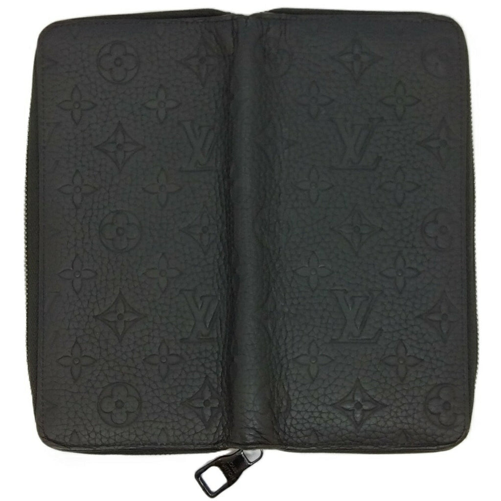 Louis Vuitton Black Noir Leather Coin Purse/Coin Case