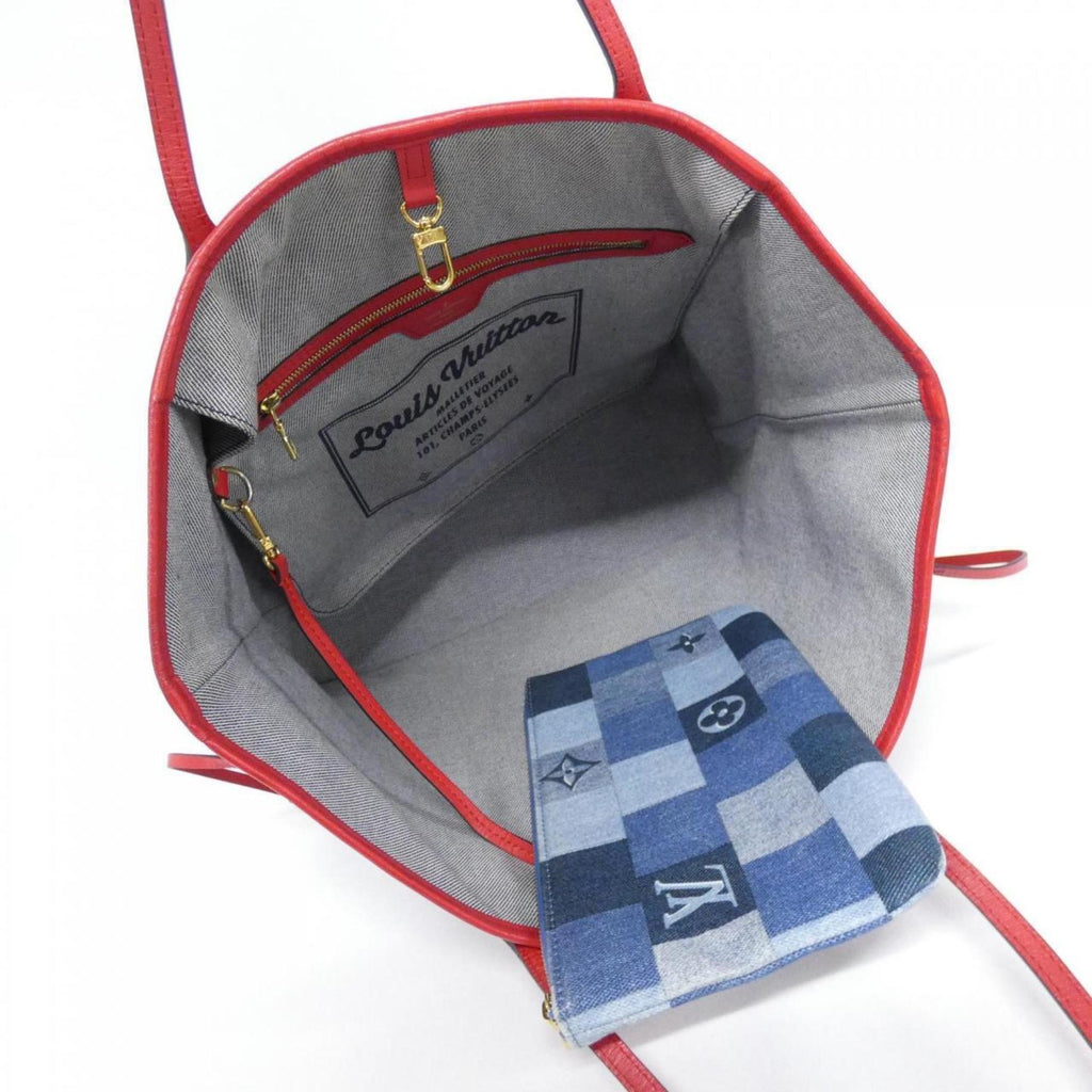 Louis Vuitton Monogram Rouge Denim Handbag Shoulder Bag