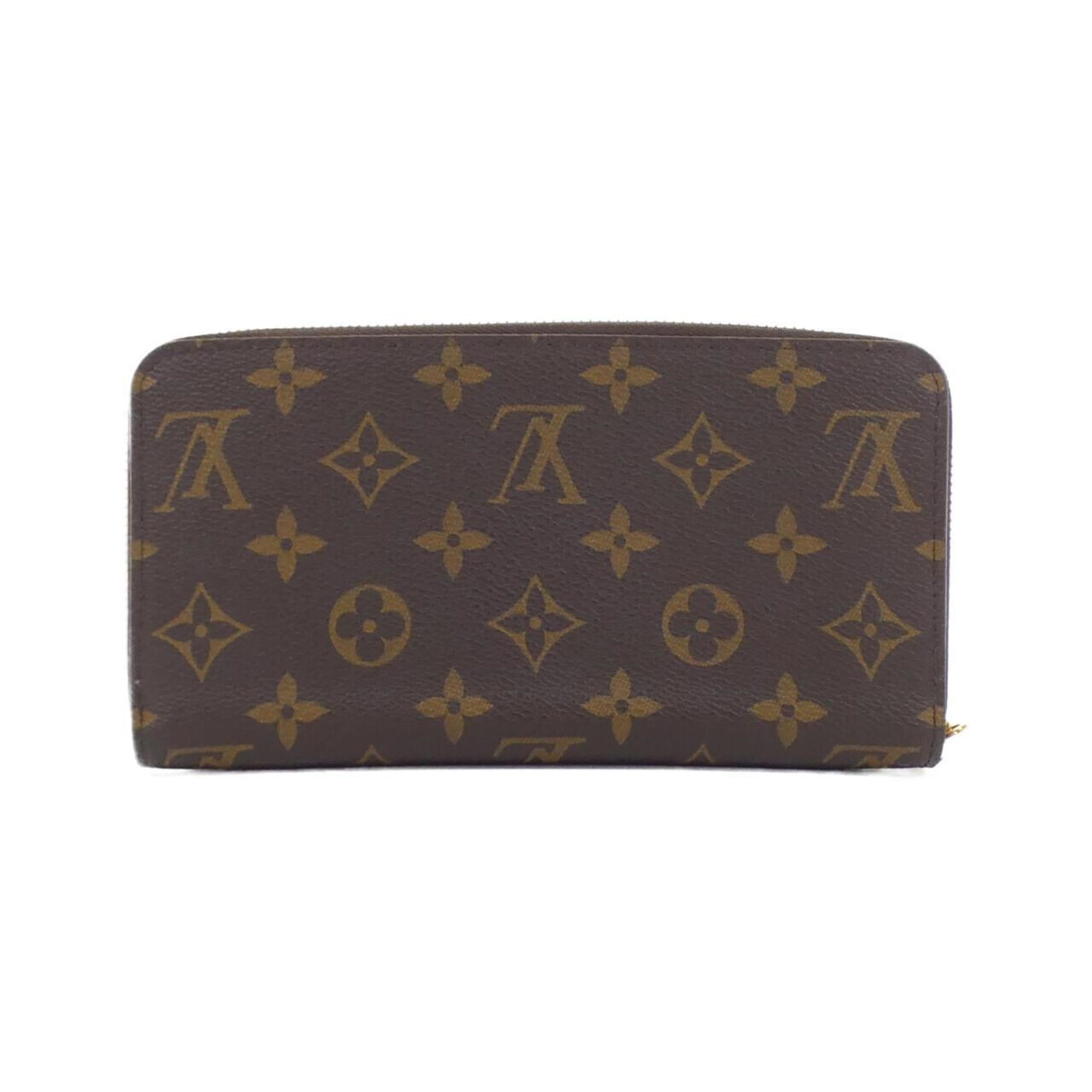 Louis Vuitton Marron Coated Canvas Long Wallet