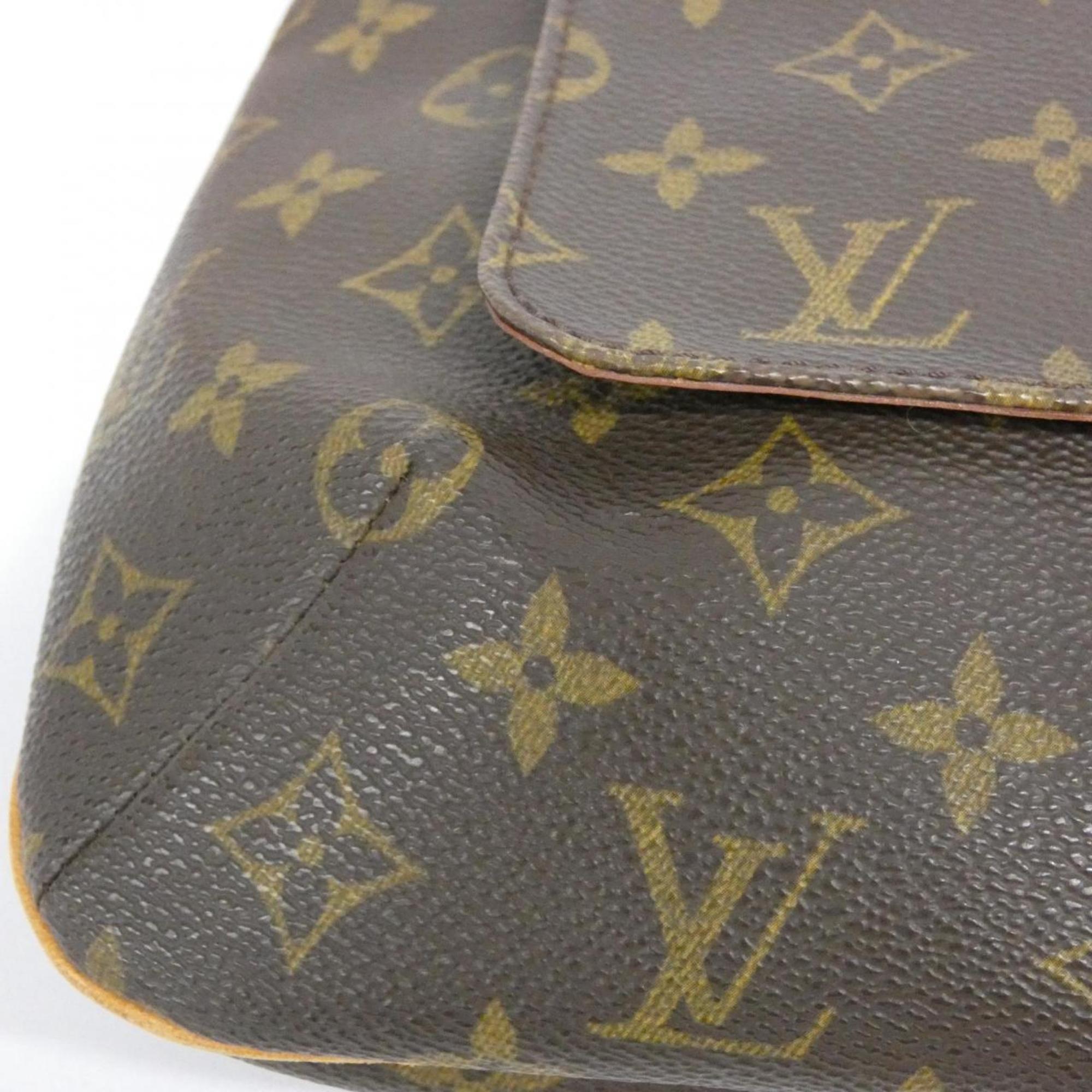 Louis Vuitton Marron Coated Canvas Shoulder Bag