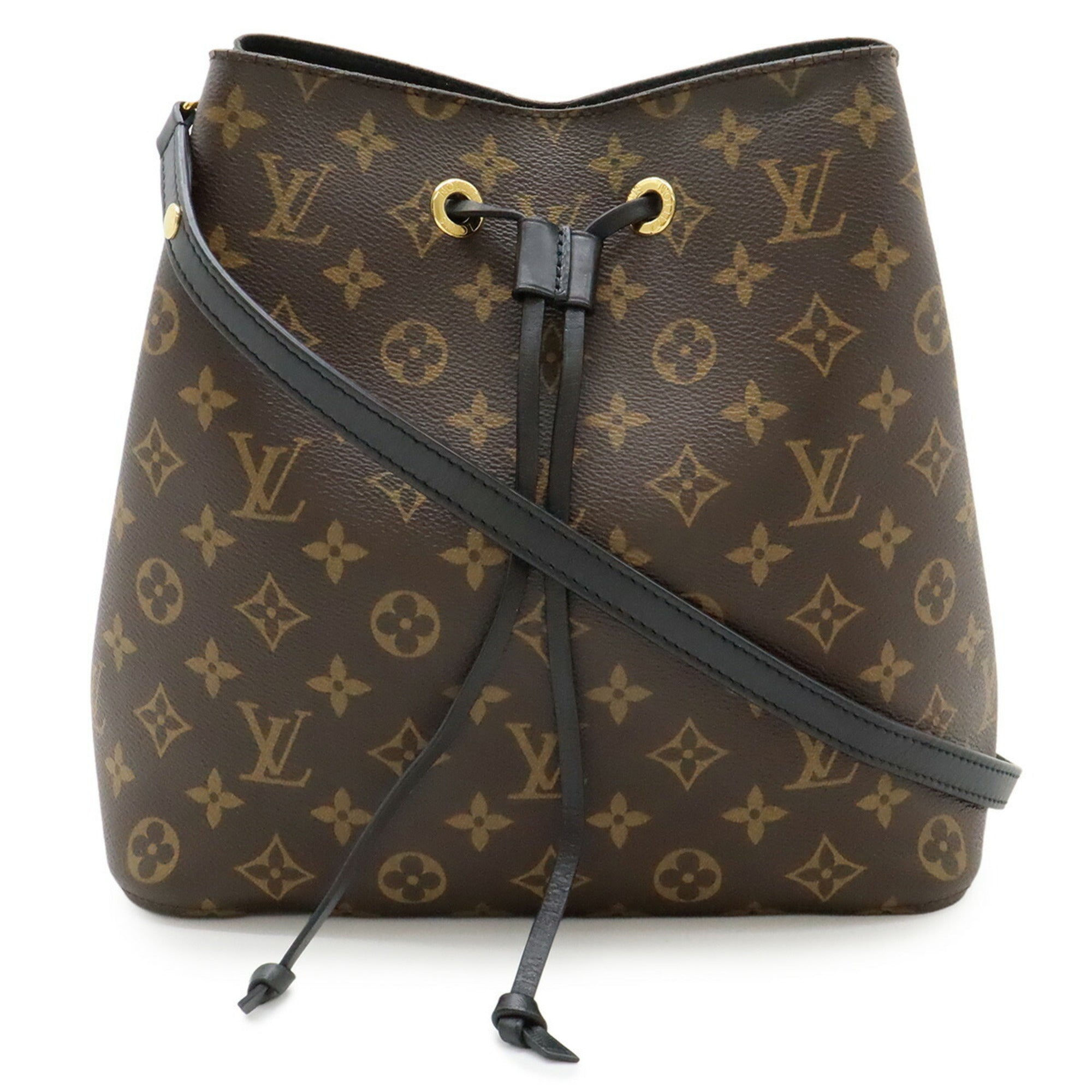 Louis Vuitton Brown Canvas Shoulder Bag