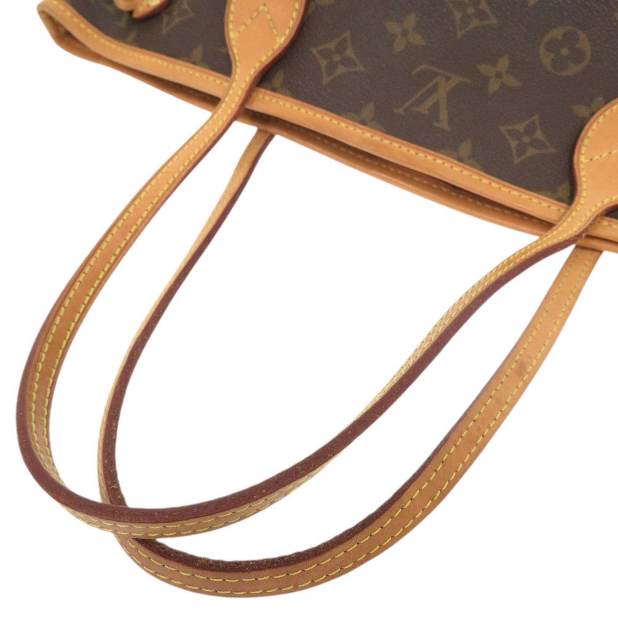 Louis Vuitton Beige Monogram Canvas Tote Bag