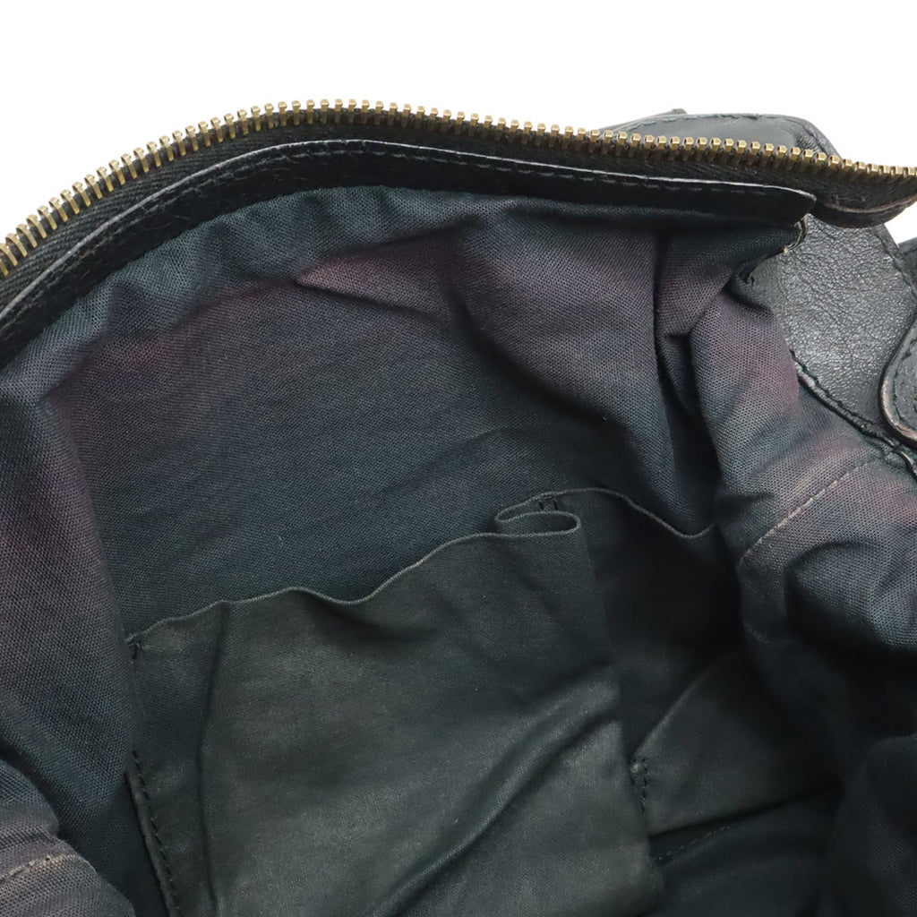 Balenciaga Black Leather Handbag Shoulder Bag Tote